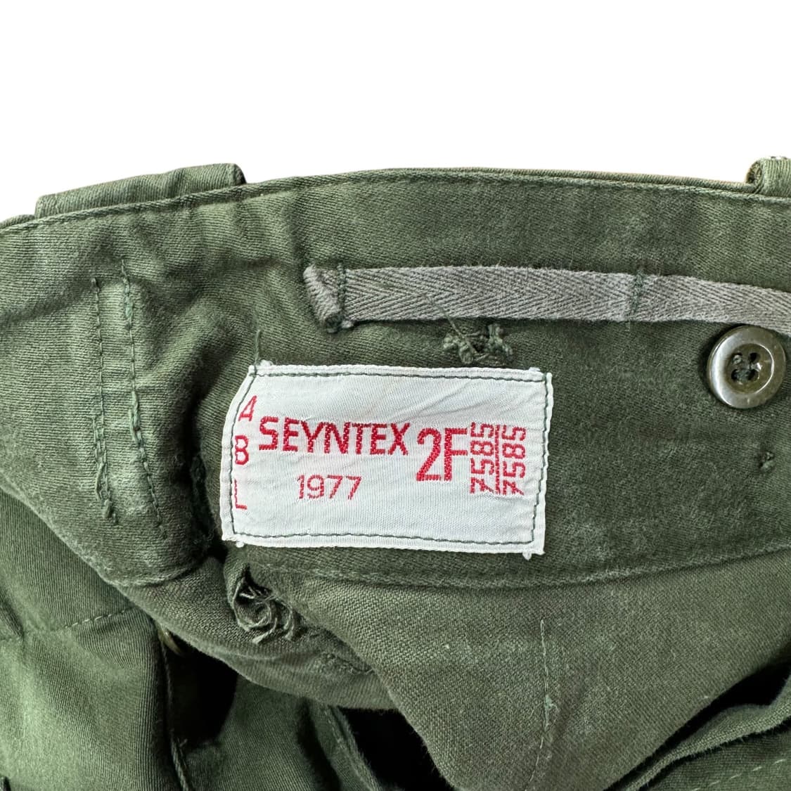 70s Seyntex 벨기에군 M64 필드 팬츠 (32)   상품이미지7