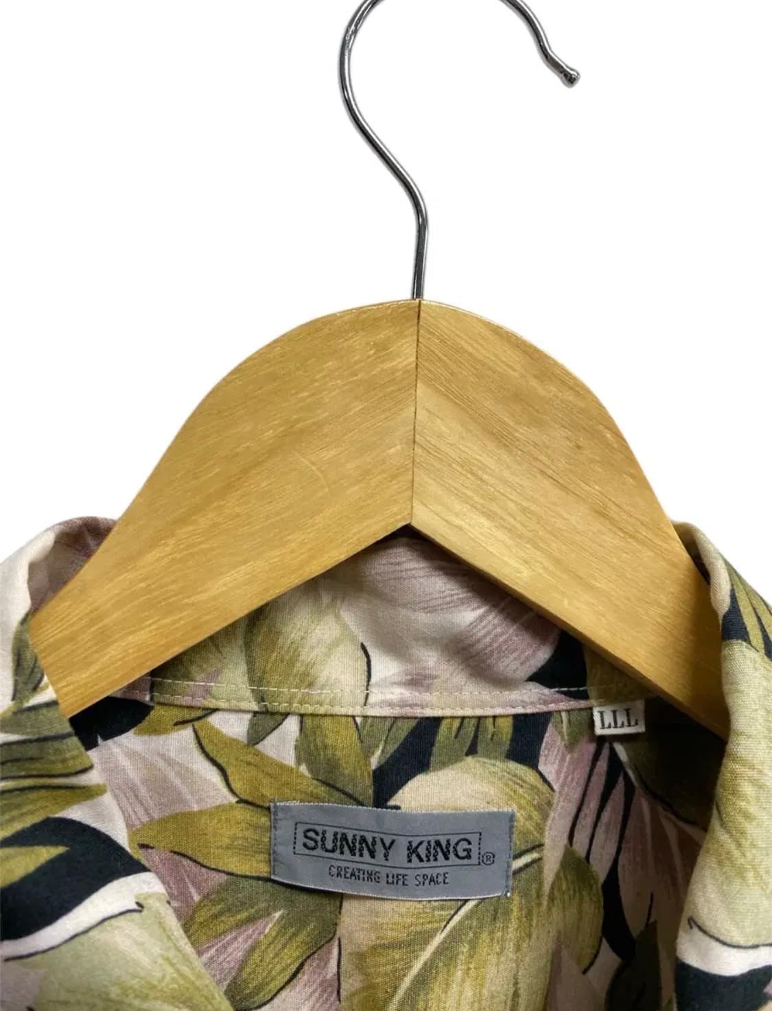 프로럴 빈티지 카키 하와이안 셔츠 2XL 상품이미지6