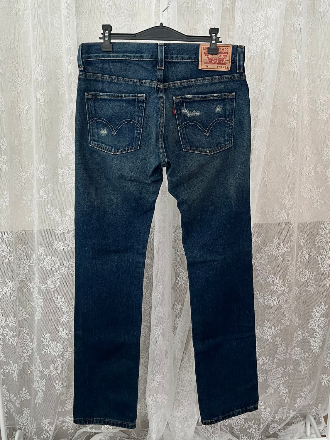 32) 리바이스 511 스키니 데님 팬츠 진청 상품이미지2