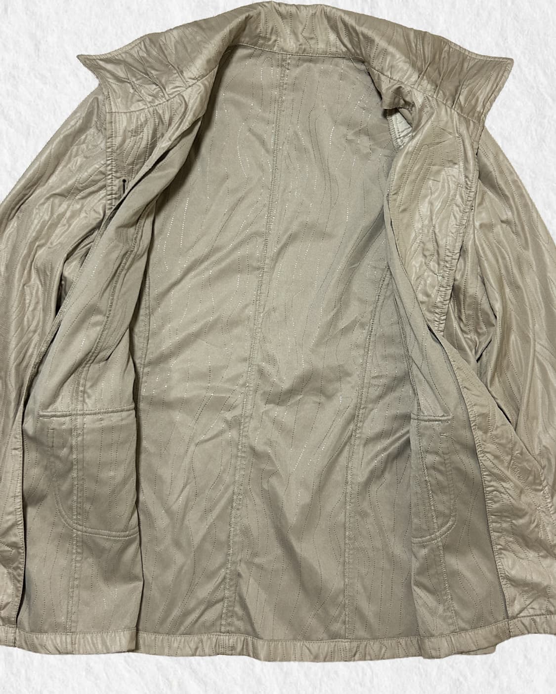 빈티지 실버포인트 베이지 자켓 상품이미지6