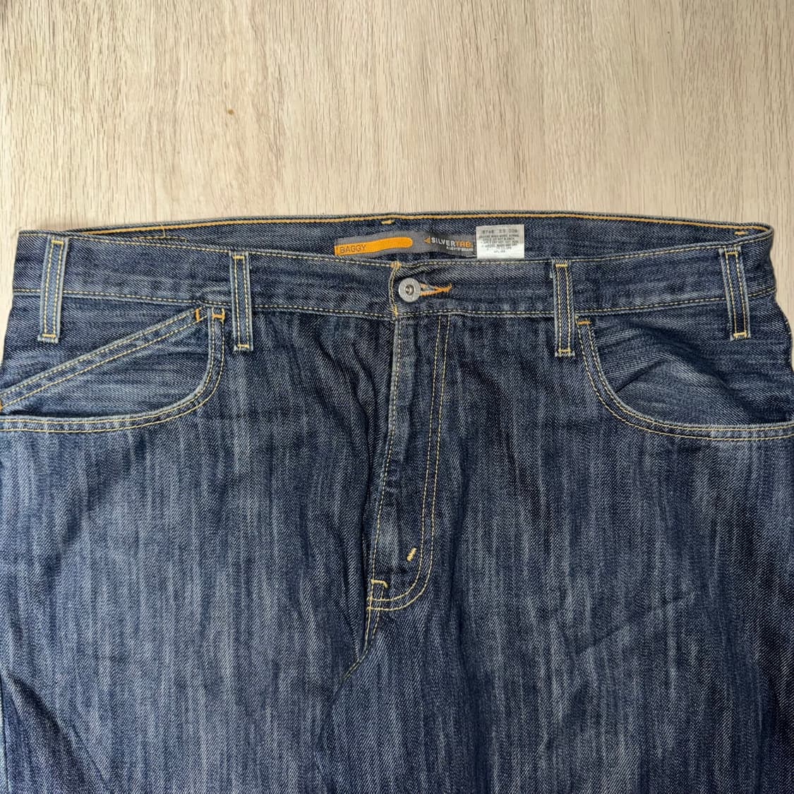 00s 리바이스 실버탭 배기진 셀비지 맛 ( 원단 봉제는 셀비지 아님 ) 상품이미지2