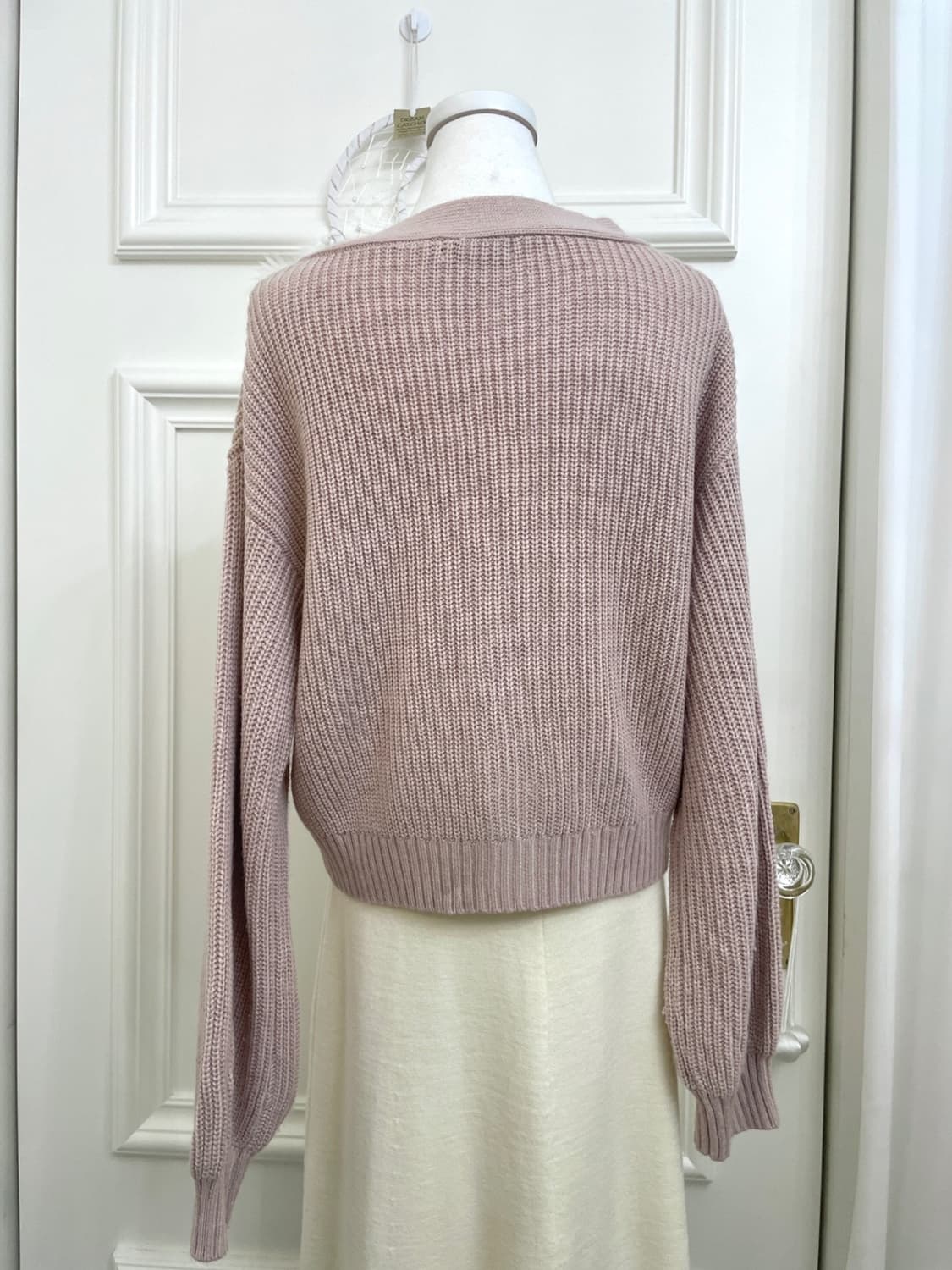 indipink twist basic cardigan(size-L) 상품이미지5