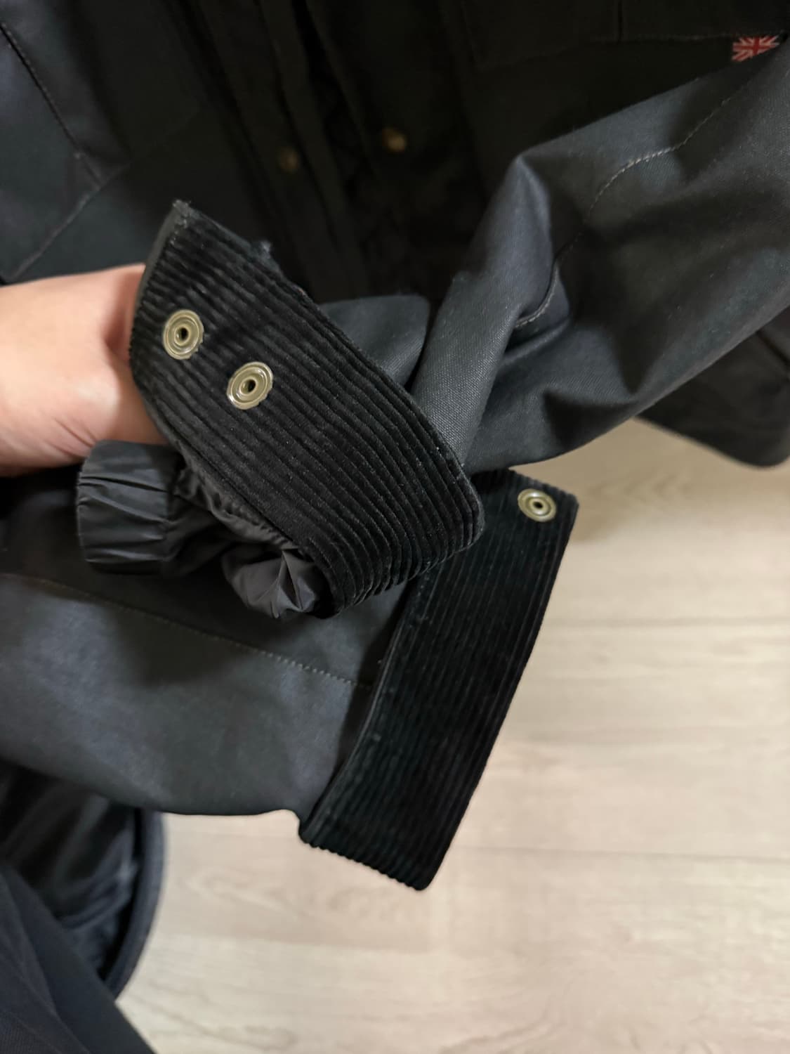 벨스타프 브룩랜즈 왁스자켓 블랙 xxl 상품이미지5