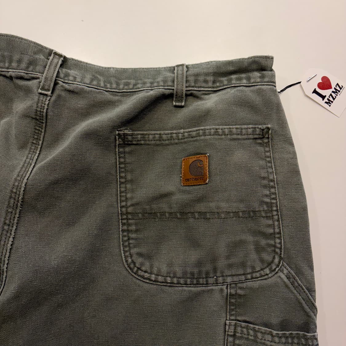 [40x30] 칼하트 B11 MOS 카키 카펜더 워크 팬츠 D732 상품이미지3