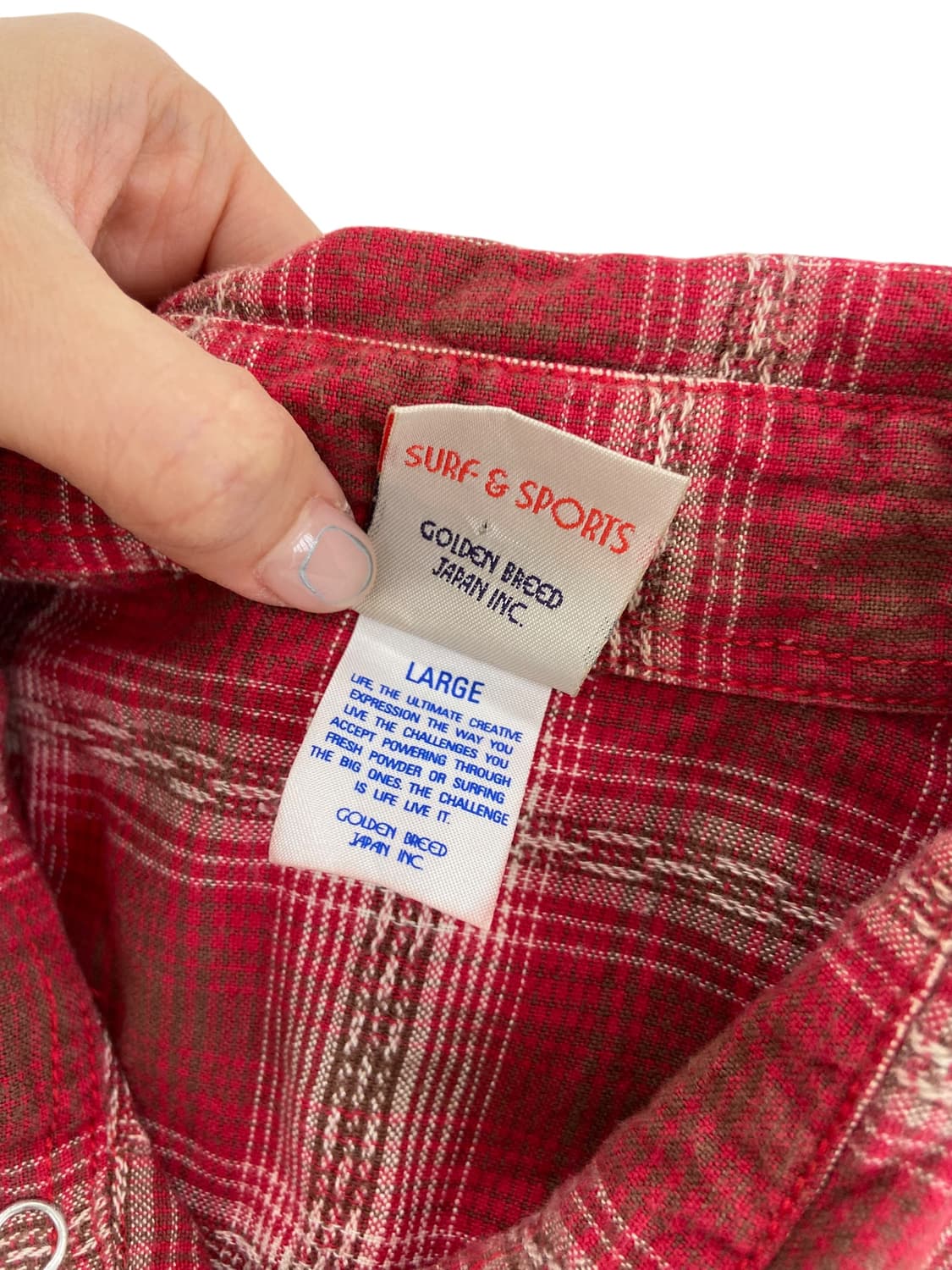 Golden Breed 체크 웨스턴 셔츠 상품이미지9