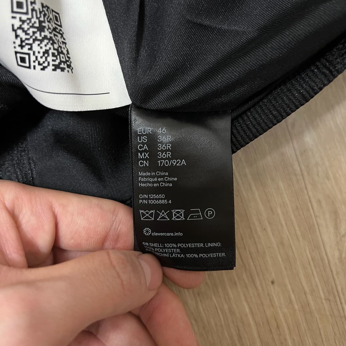 새상품 H&M 에이치앤엠 남성 블레이저 정장 자켓 46  상품이미지4