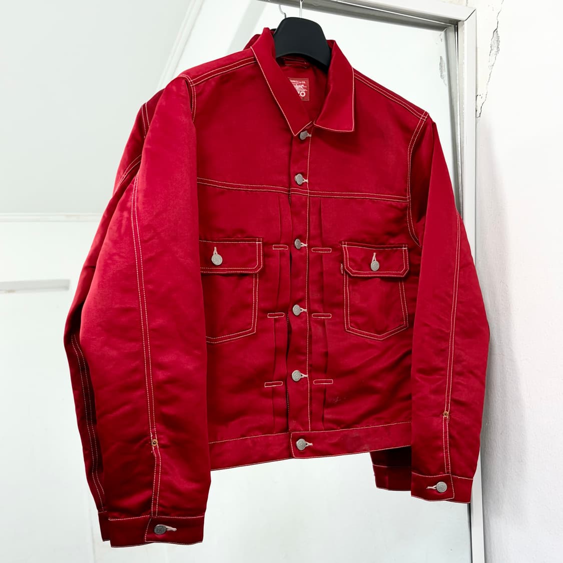 리바이스 X 겐조 타입2 사틴 트러커 자켓 상품이미지7