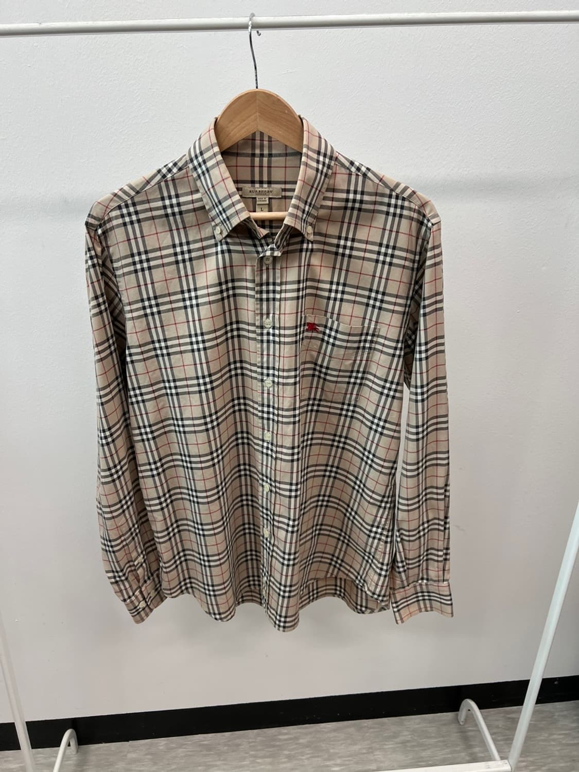 105) 버버리 런던 체크셔츠 상품이미지1