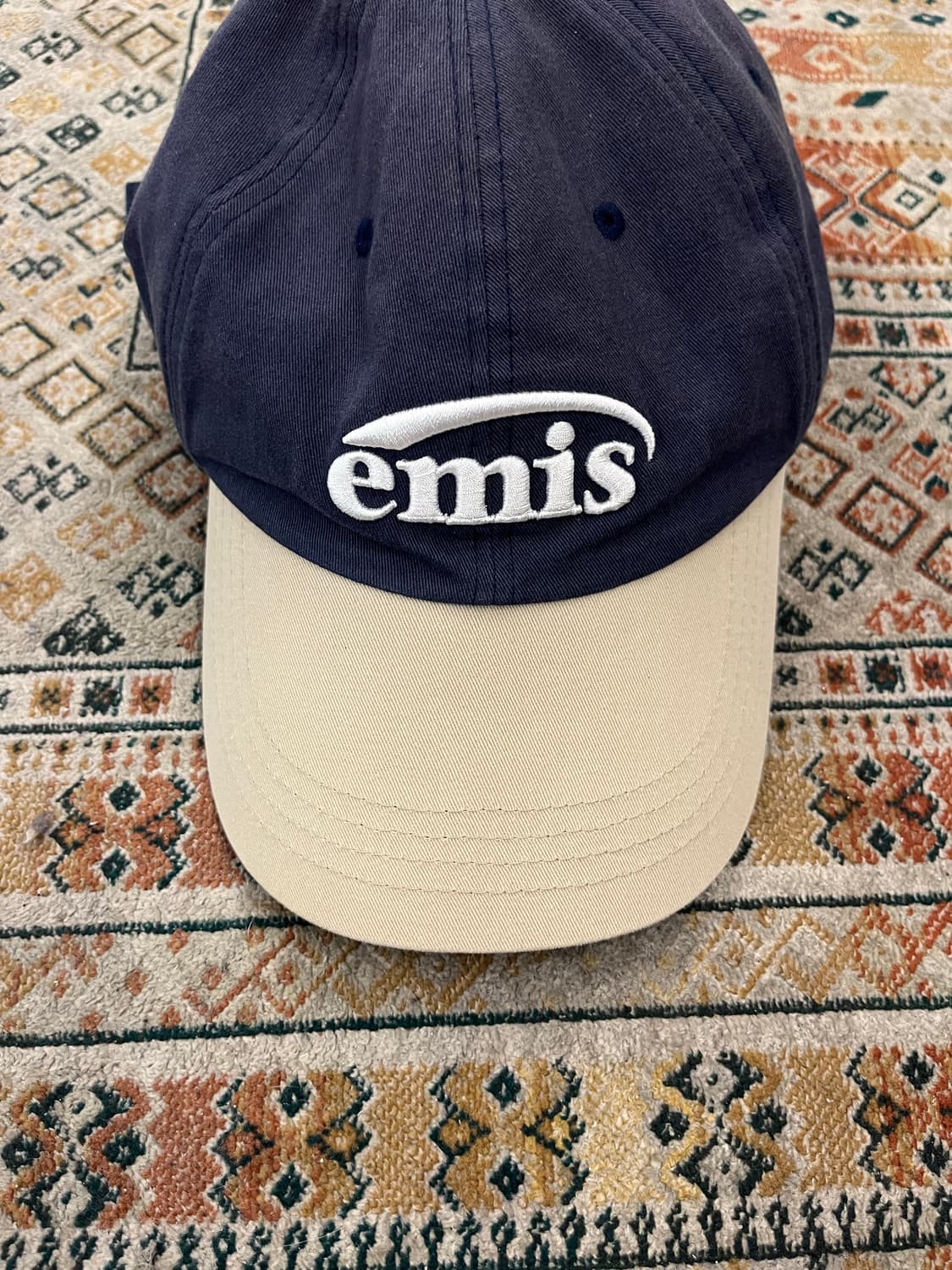 이미스 배색 볼캡 네이비 #csz3995 상품이미지3