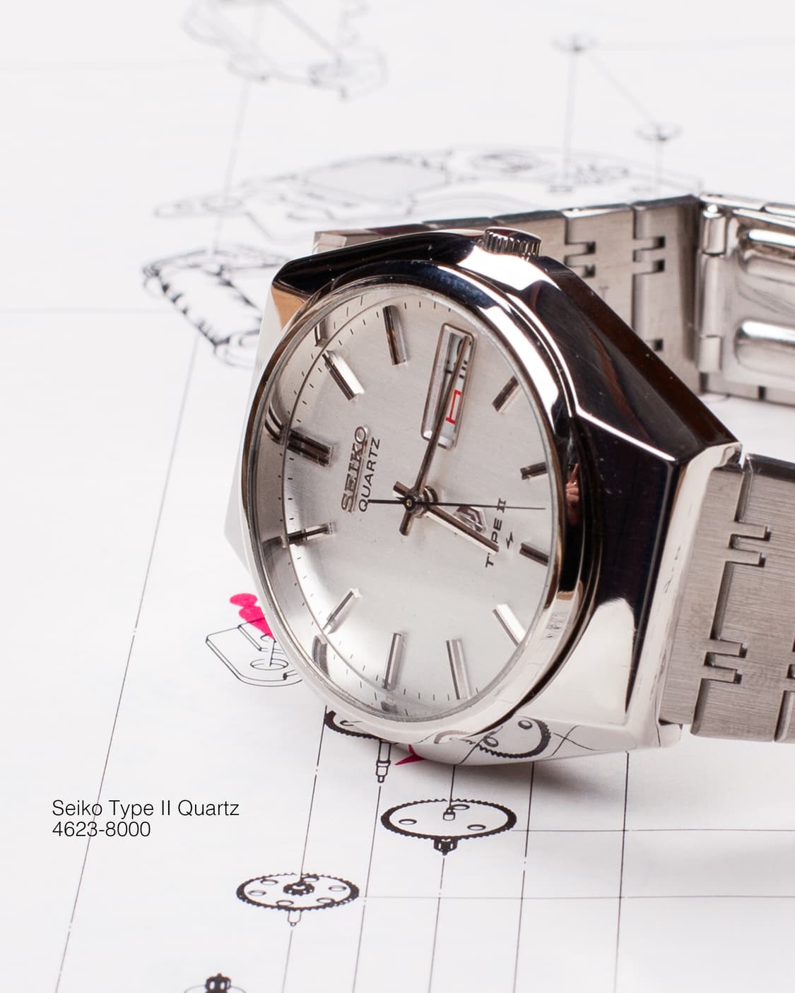세이코 타입 2 쿼츠 4623-8000 빈티지 시계 상품이미지2