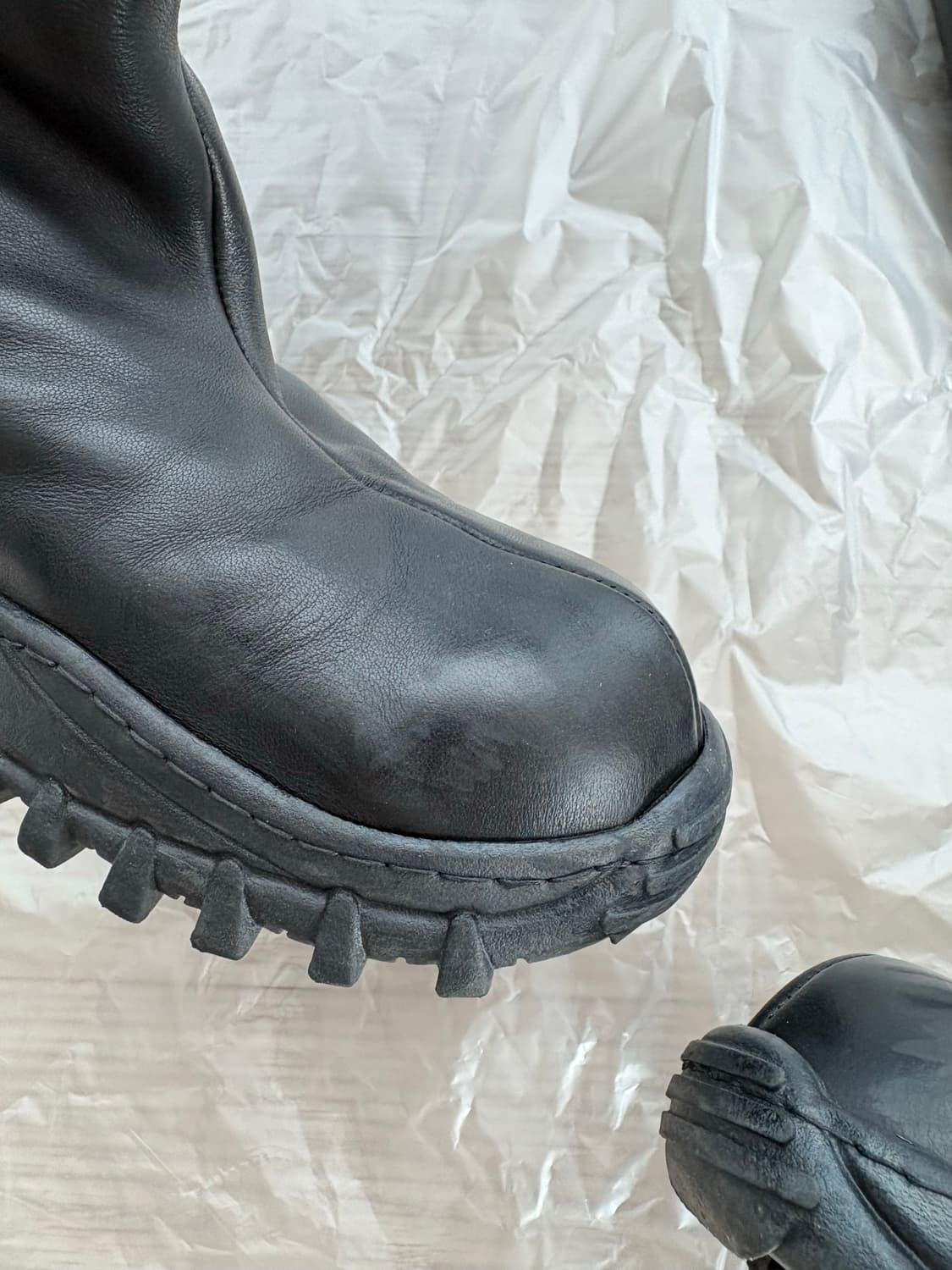 당일발송) 네거티브쓰리 Folded long boots black 240 상품이미지7