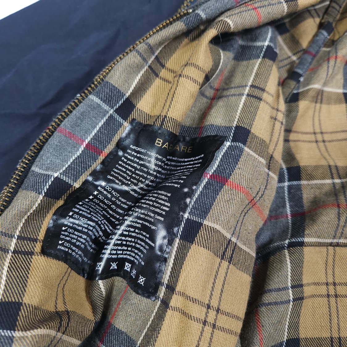 바버 뷰포드 자켓 네이비 상품이미지7