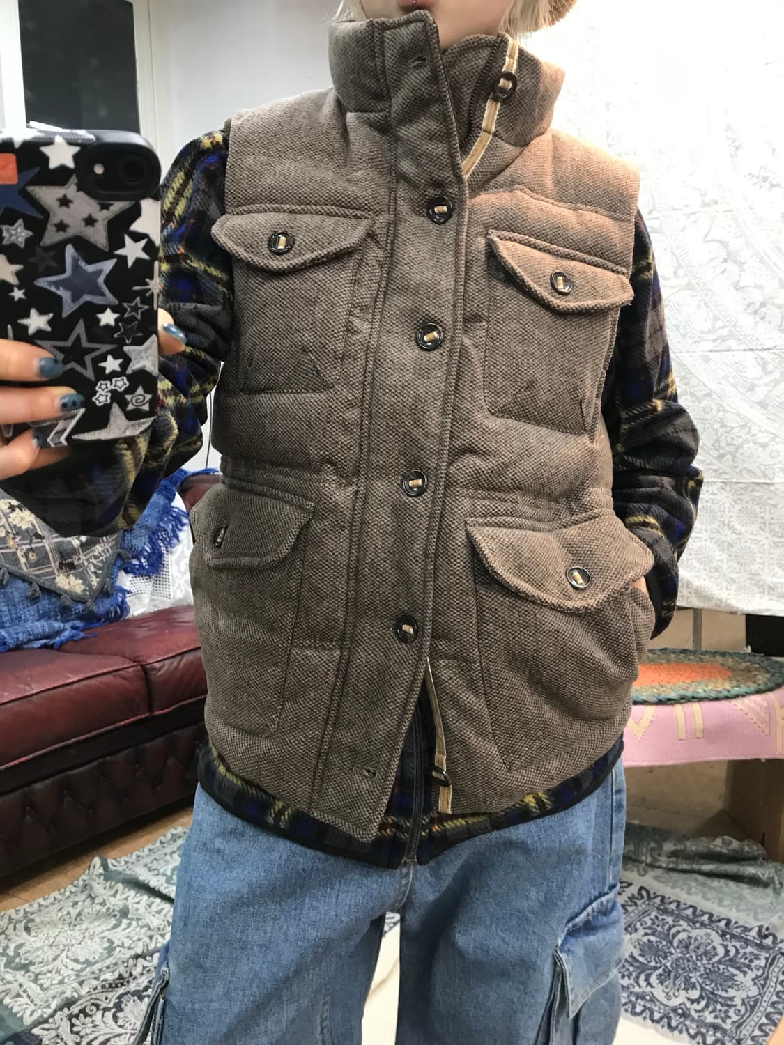 아스떼르 모직 멀티포켓 패딩조끼  상품이미지2