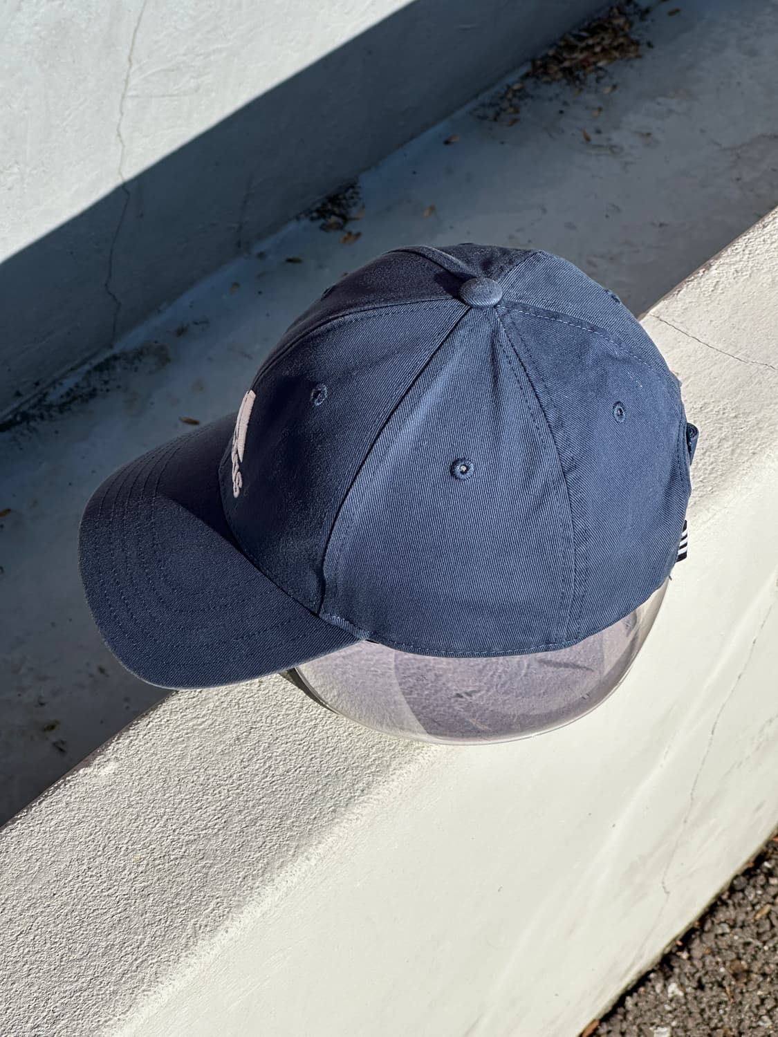 [F] 아디다스 로고 네이비 볼캡 모자 상품이미지3