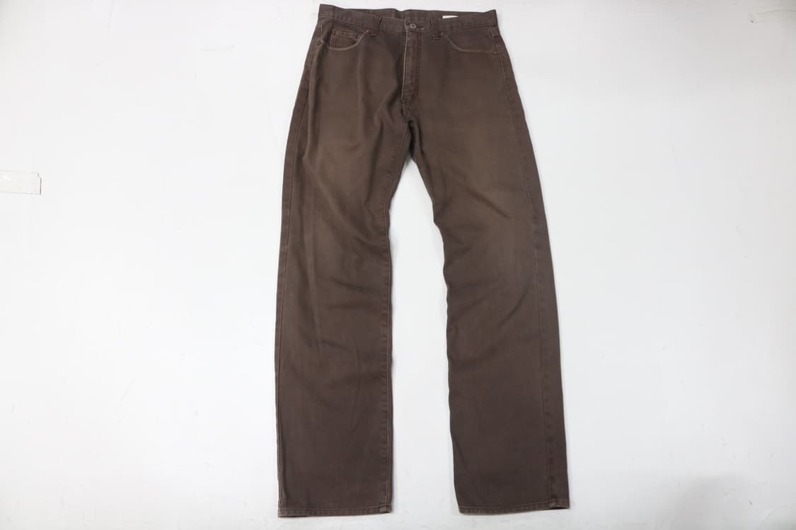 빔즈 빈티지 브라운 피케 코튼 팬츠  상품이미지2