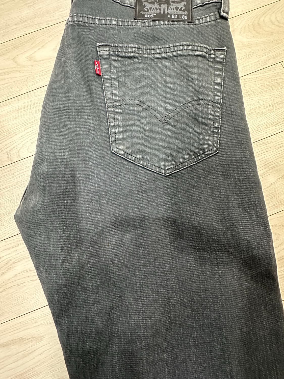 34] 리바이스 505 데님 팬츠 블랙 그레이 상품이미지6