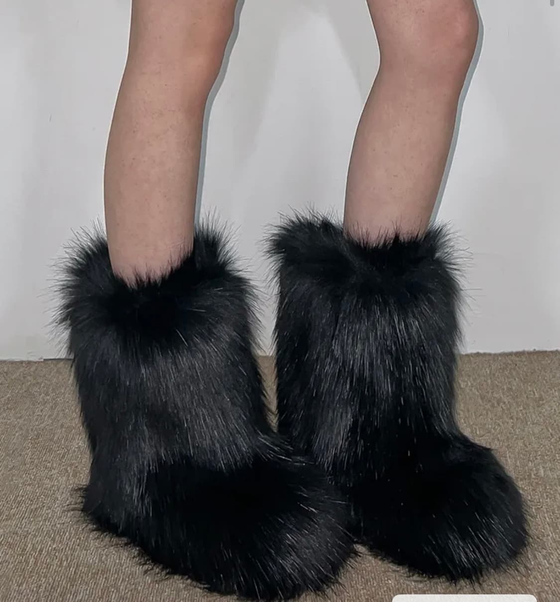 페이크 퍼 부츠  상품이미지1