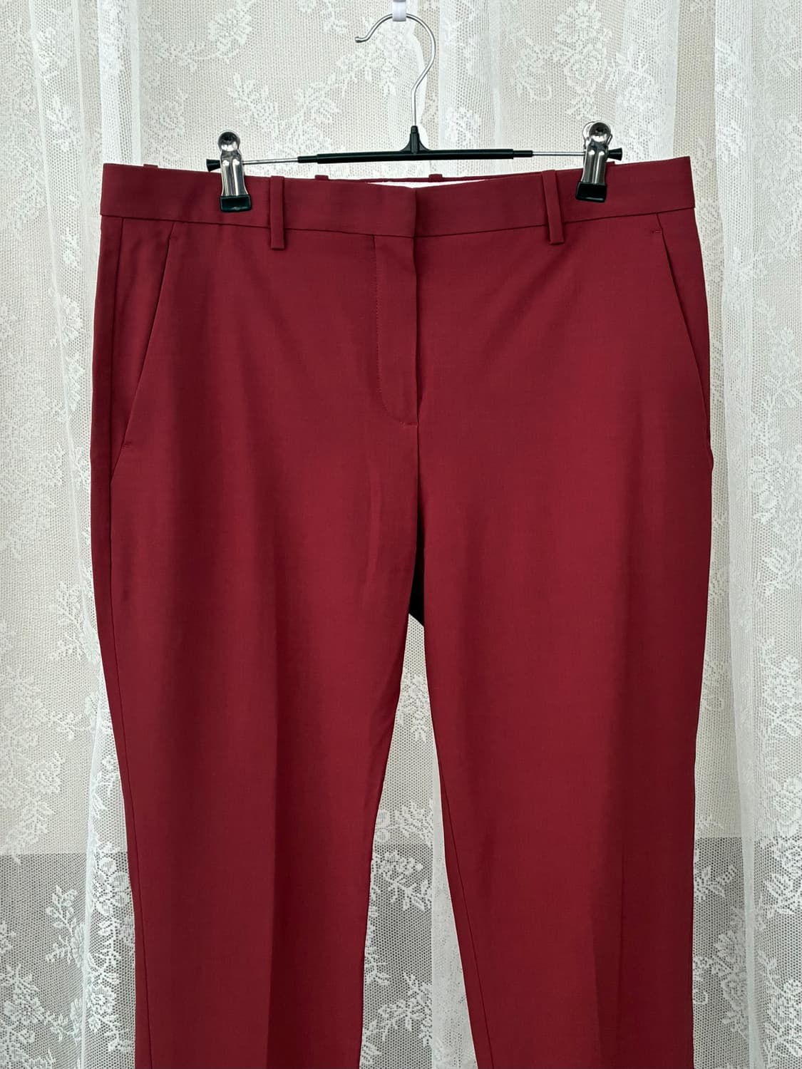 8) 띠어리 Theory 롤업 슬랙스 와인 상품이미지3