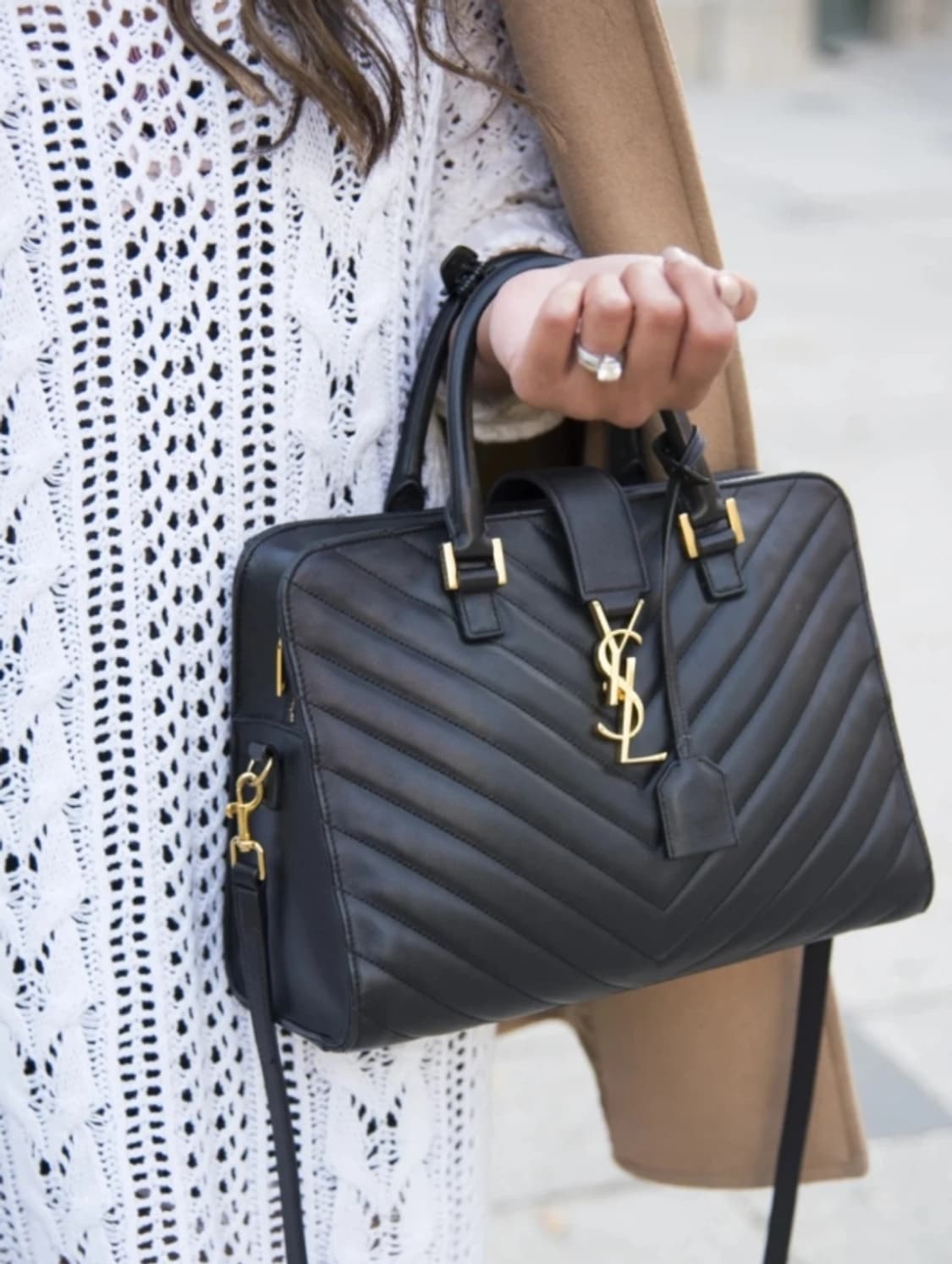 생로랑 YSL 카바스 토트백 크로스백 상품이미지1