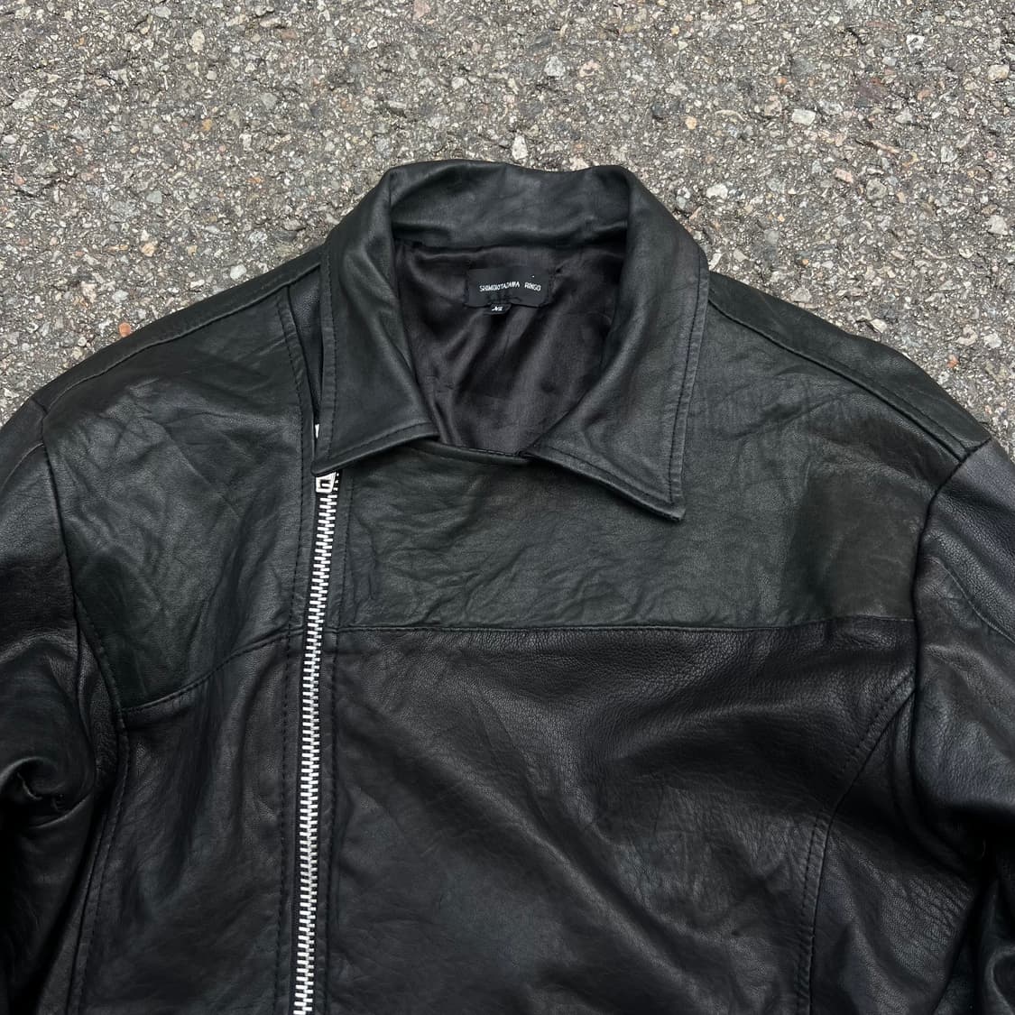 시모키타자와 링고 리빌드 레더 자켓 상품이미지5