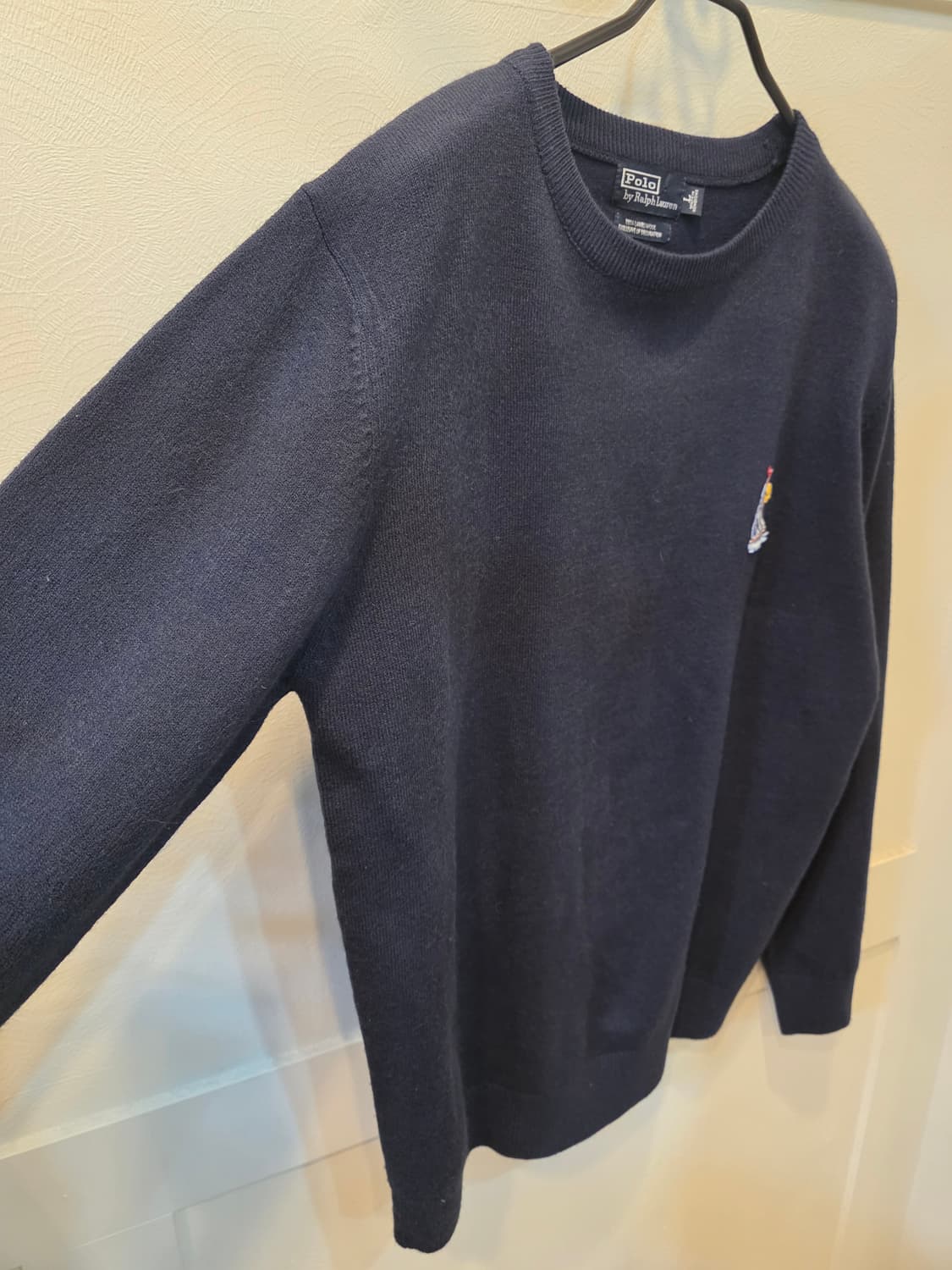 폴로 랄프로렌 램스울 니트 L 네이비 상품이미지3