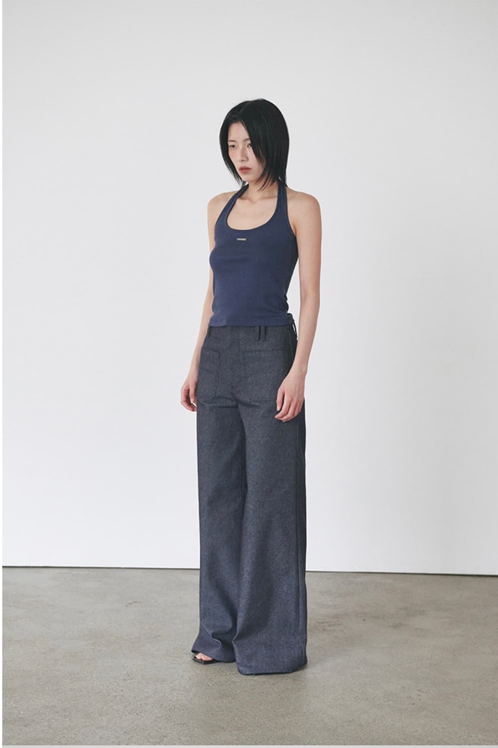 오데스 데님 SEMI WIDE DENIM TROUSERS 상품이미지3