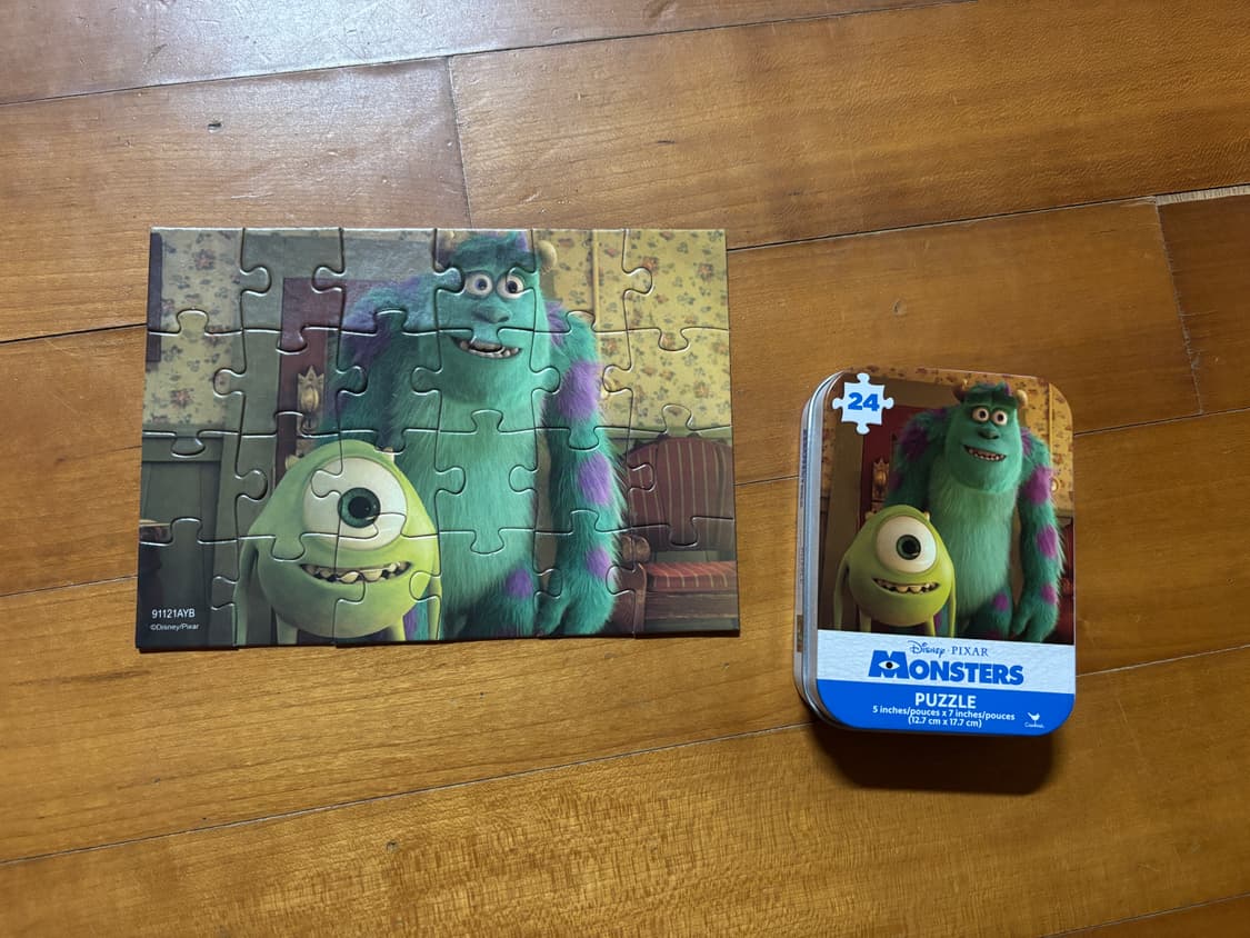 디즈니 픽사 몬스터 주식회사 퍼즐 인테리어 소품  상품이미지1
