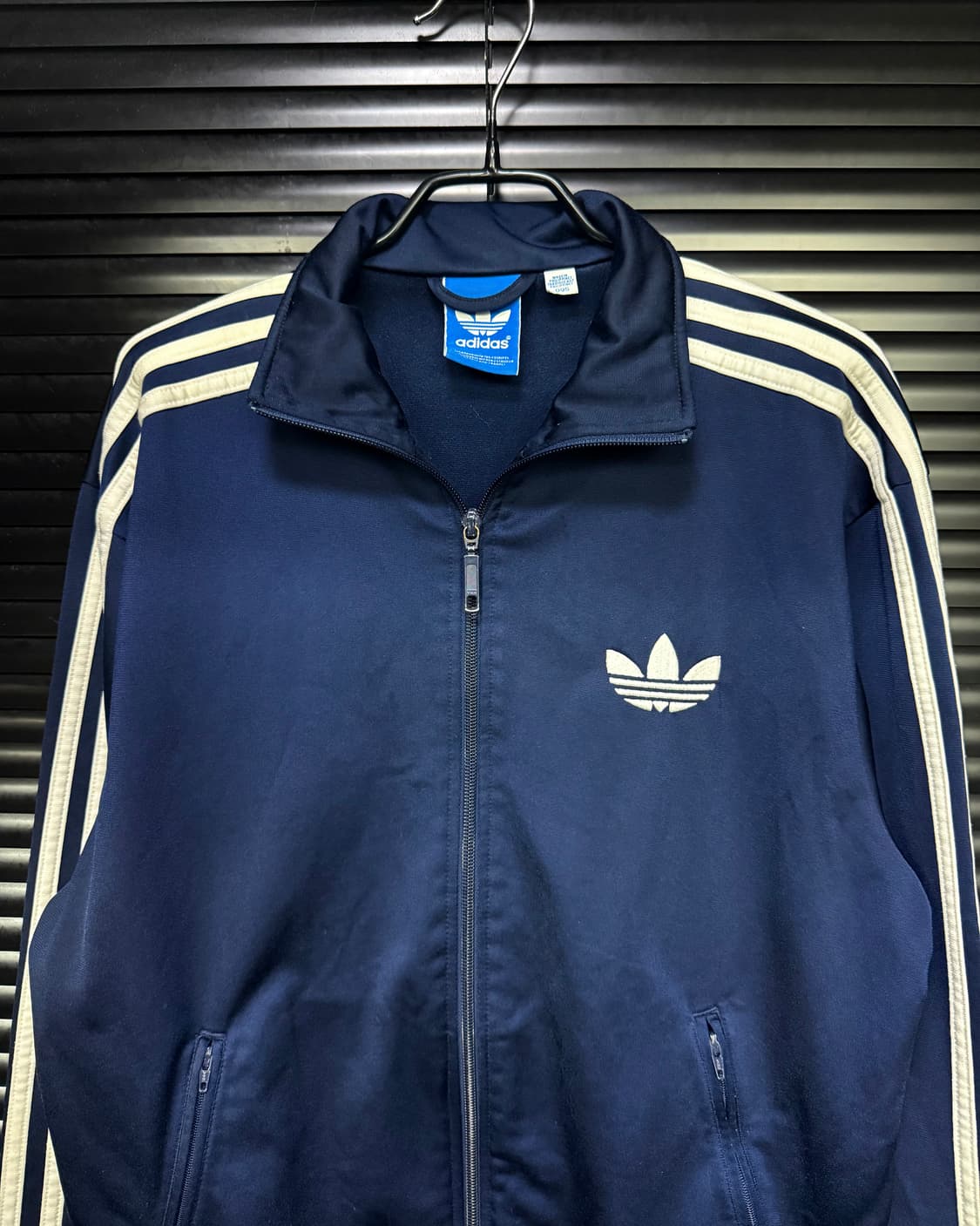 아디다스 구 파이어버드 네이비 남색 져지 저지 트랙탑 M 95 베켄바우어 상품이미지4