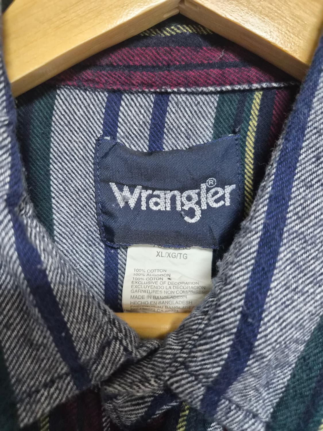 랭글러Wrangler 웨스턴 셔츠 XL사이즈 - S301 상품이미지4