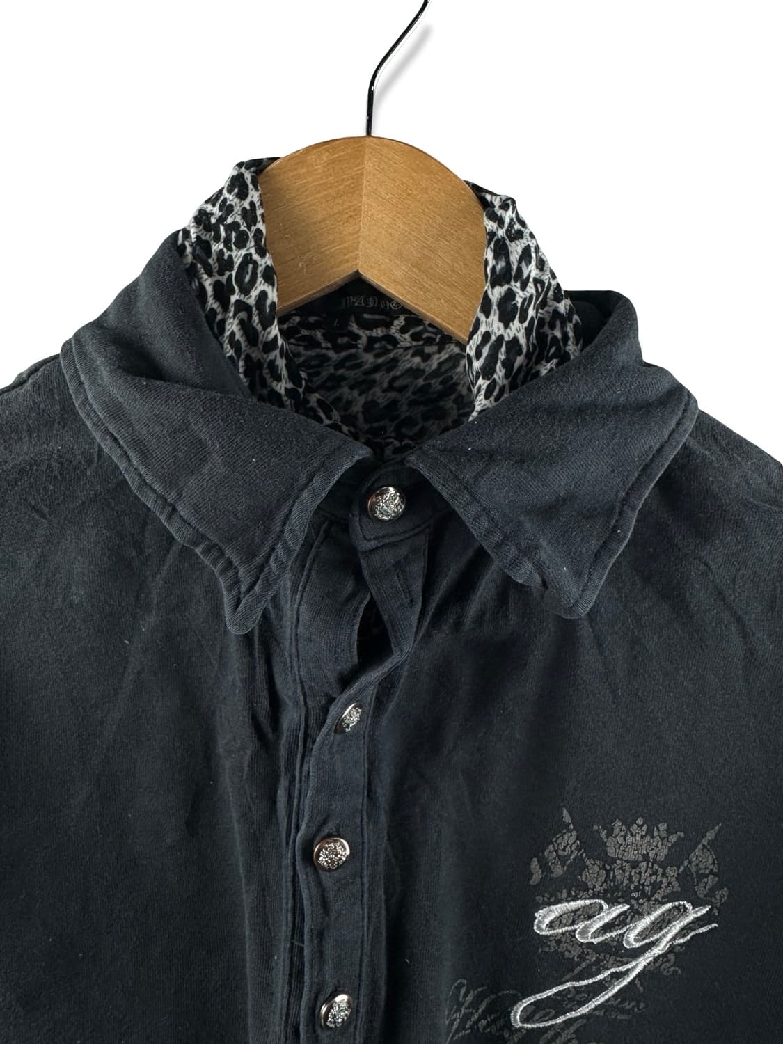 JPN Y2K 레오파드 레이어링 슬리브1819 상품이미지3