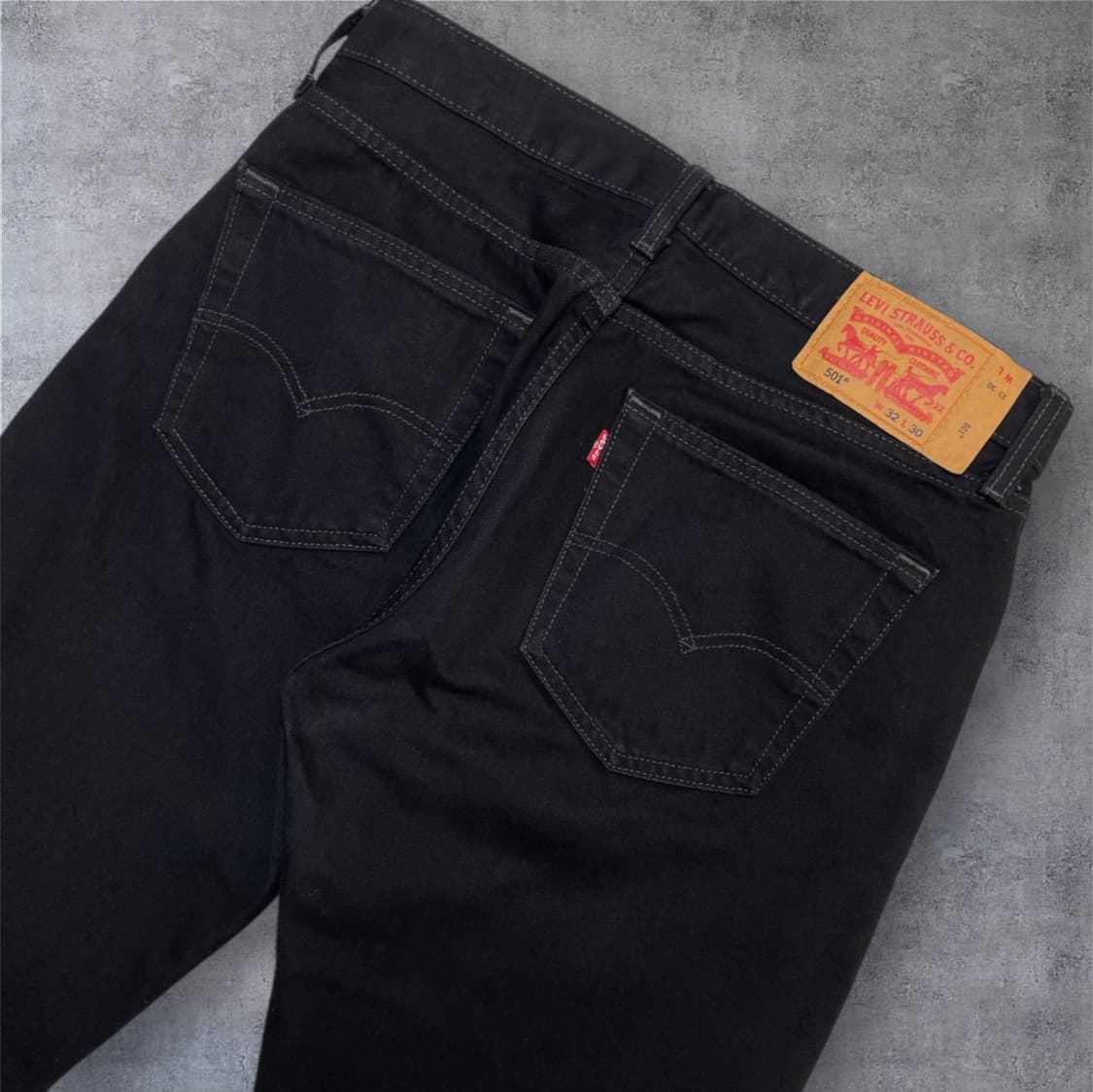 리바이스 Levi’s 501 버튼플라이 블랙 흑청 데님 팬츠 W32L30 상품이미지6