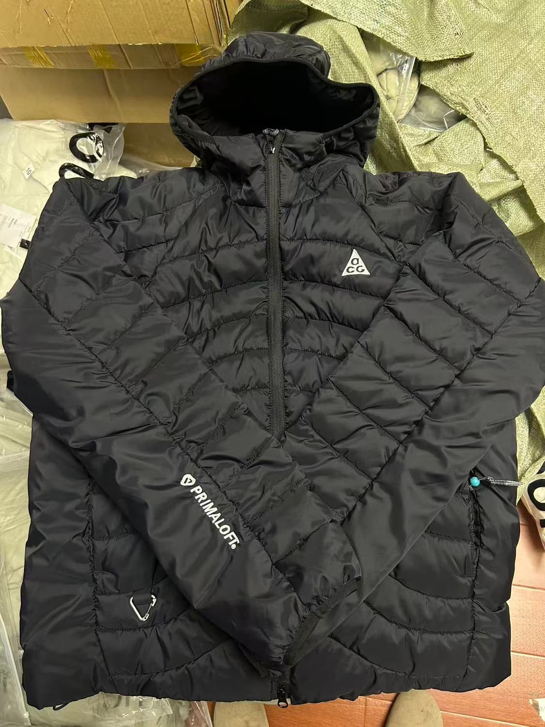 나이키 ACG 라바 플로우 써마핏 ADV 자켓 블랙 서밋 화이트 L 상품이미지1