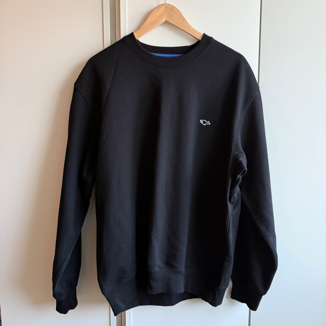 네이더스 맨투맨 블랙 5사이즈 상품이미지1