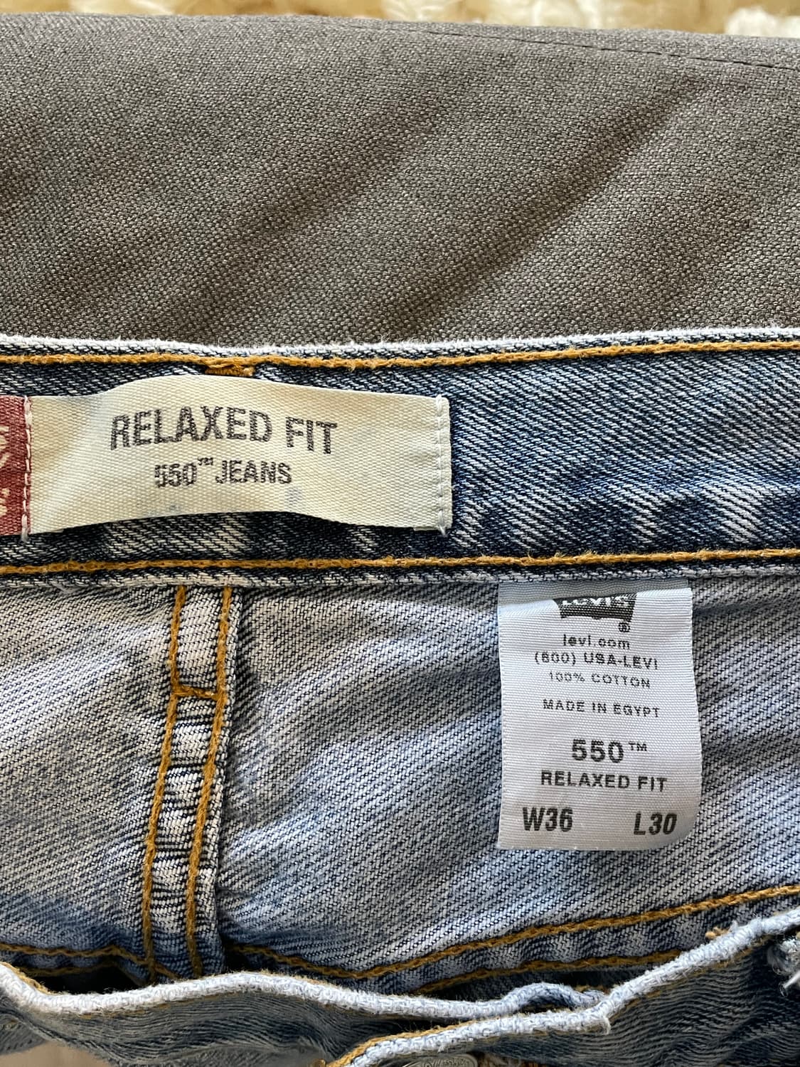리바이스550 연청 데님팬츠 상품이미지2