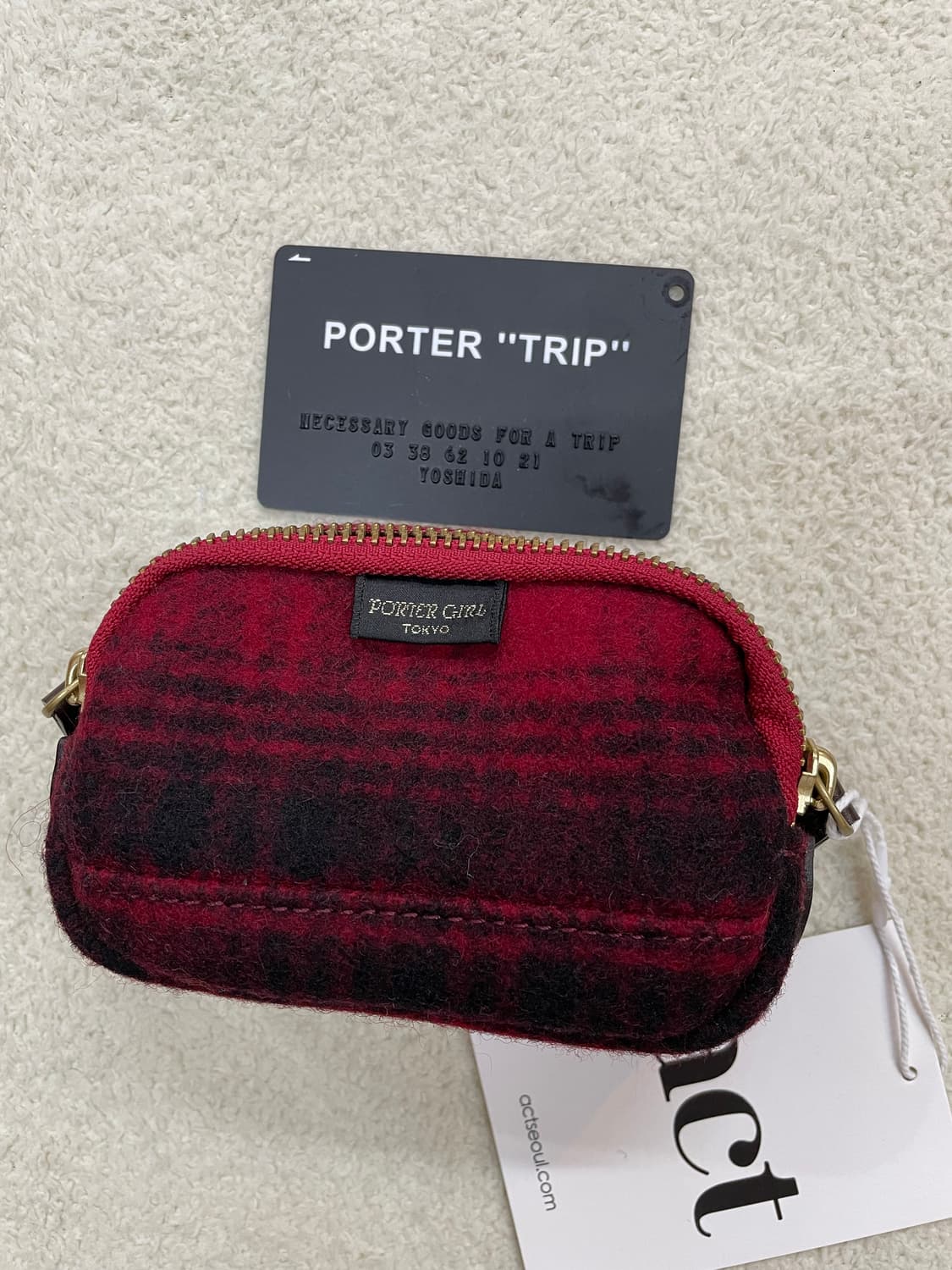 포터걸 울리치 콜라보 미니 파우치 porter 상품이미지9