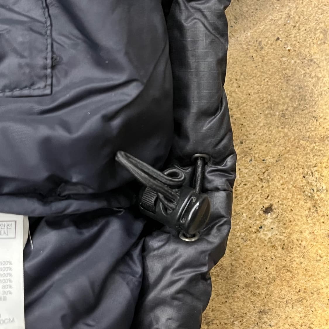 노스페이스 눕시 블랙 숏패딩  상품이미지9