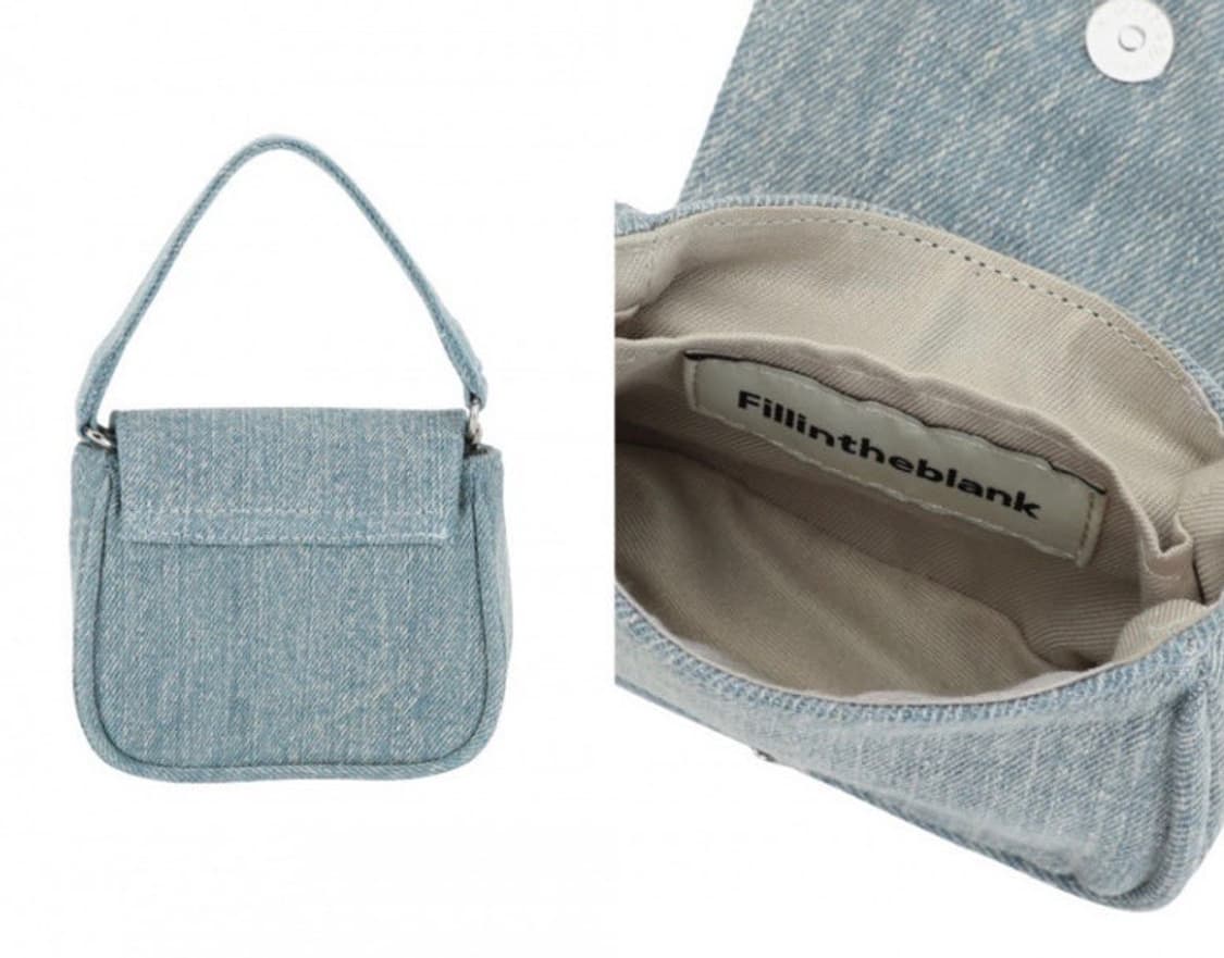 필인더블랭크 빈티지 데님 마이크로백 상품이미지2
