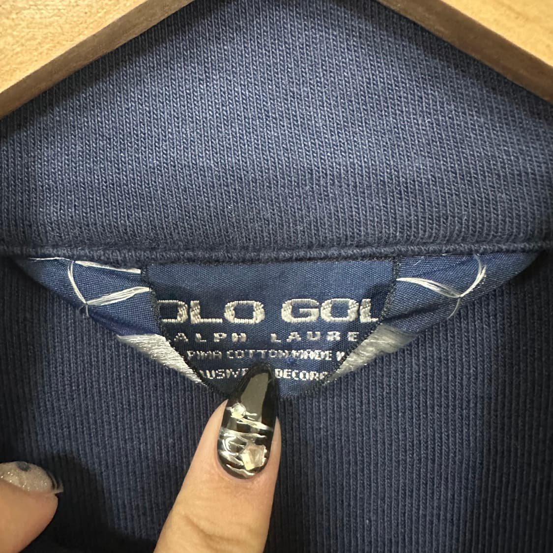 폴로골프 네이비 집업자켓L 상품이미지3