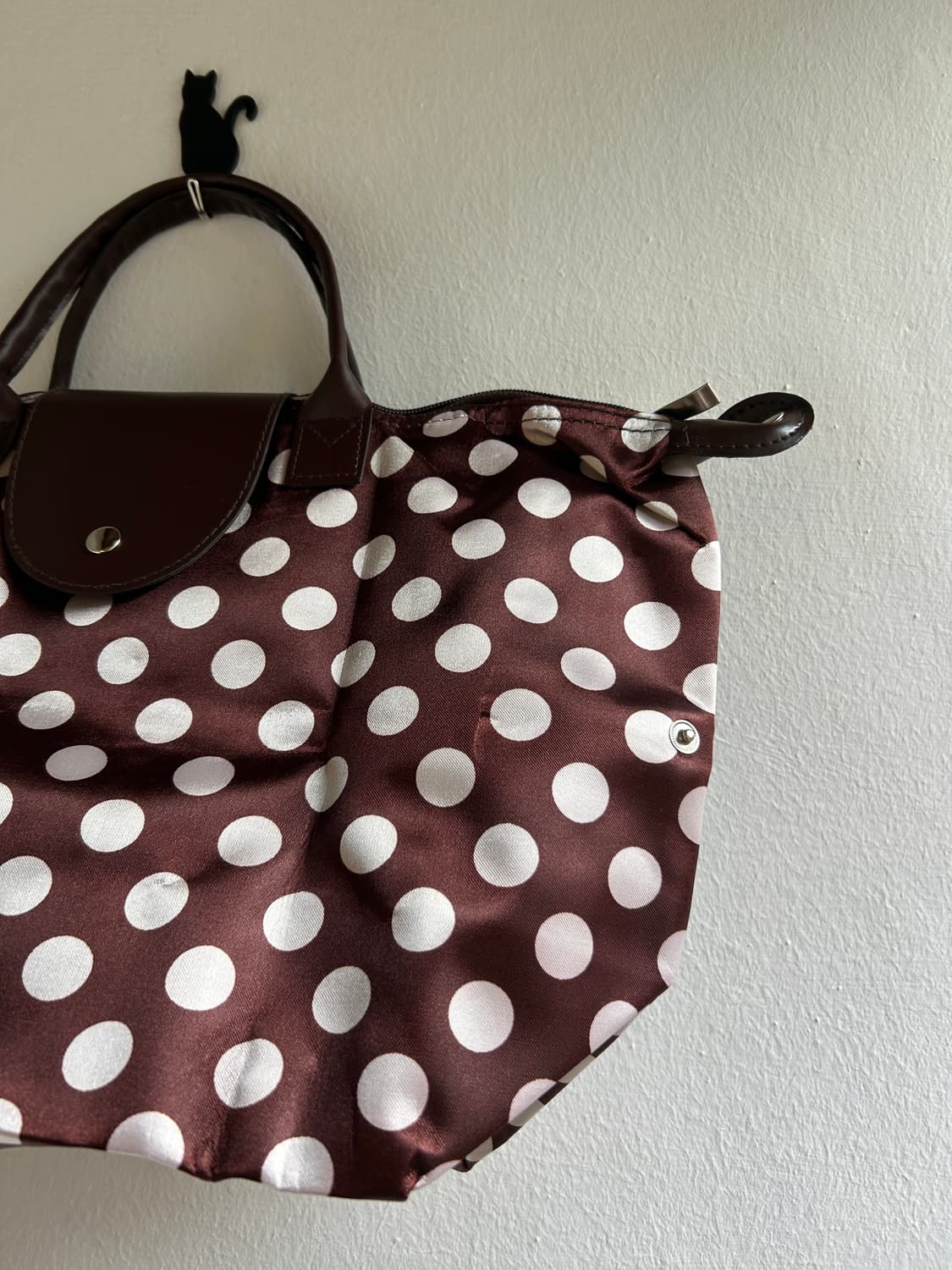 땡땡이 접이식 장바구니  상품이미지3