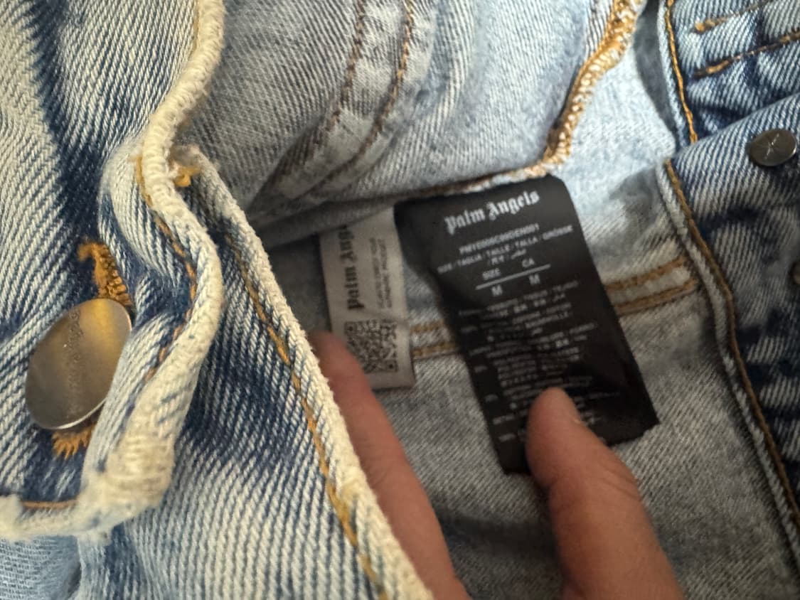 팜엔젤스 백로고 연청데님 자켓 M 상품이미지3
