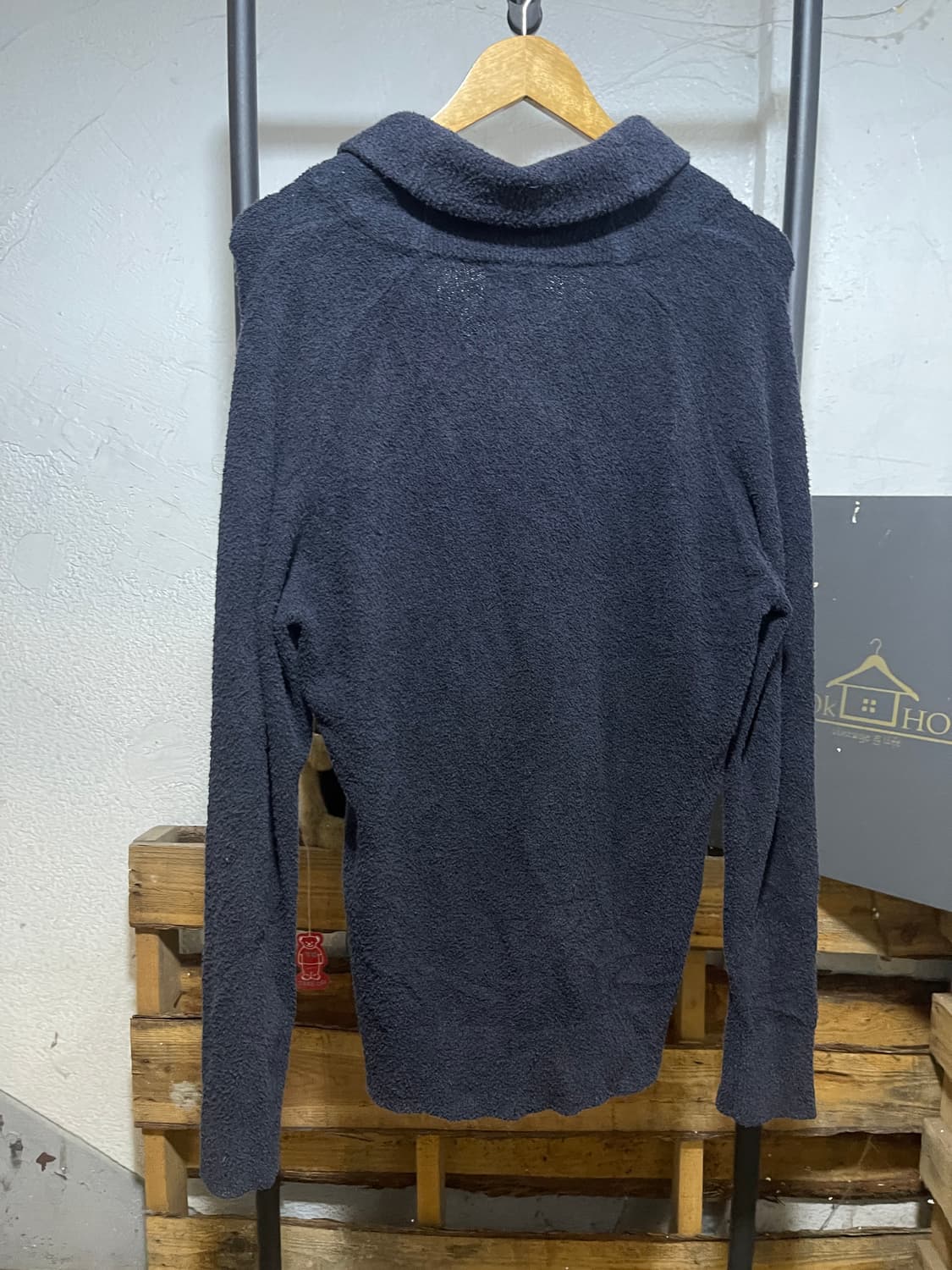 제이프레스 쉐기독 숄카라 니트 가디건 상품이미지2