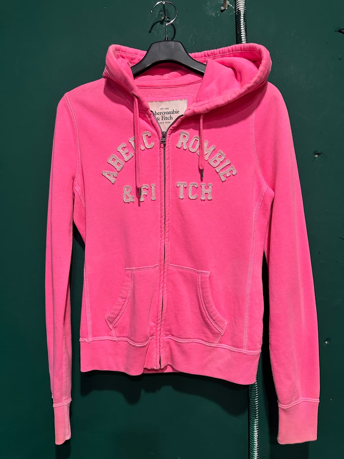 아베크롬비 기모후드집업 핑크 M 상품이미지1
