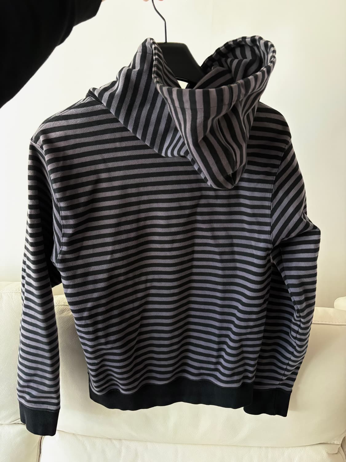 더 콜디스트 모먼트 스트라이프 후드집업 상품이미지2