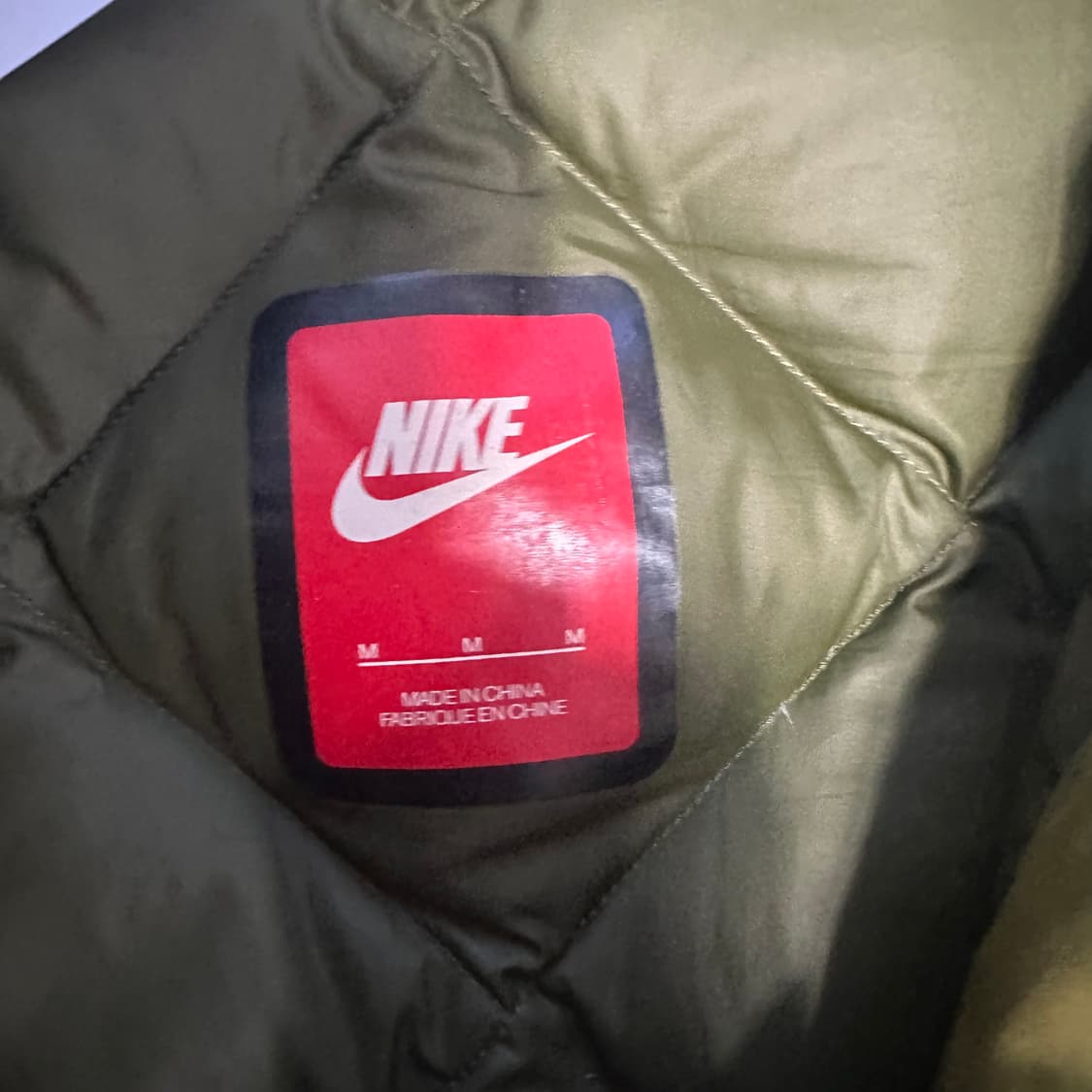 나이키 카키 패딩 조끼 상품이미지4