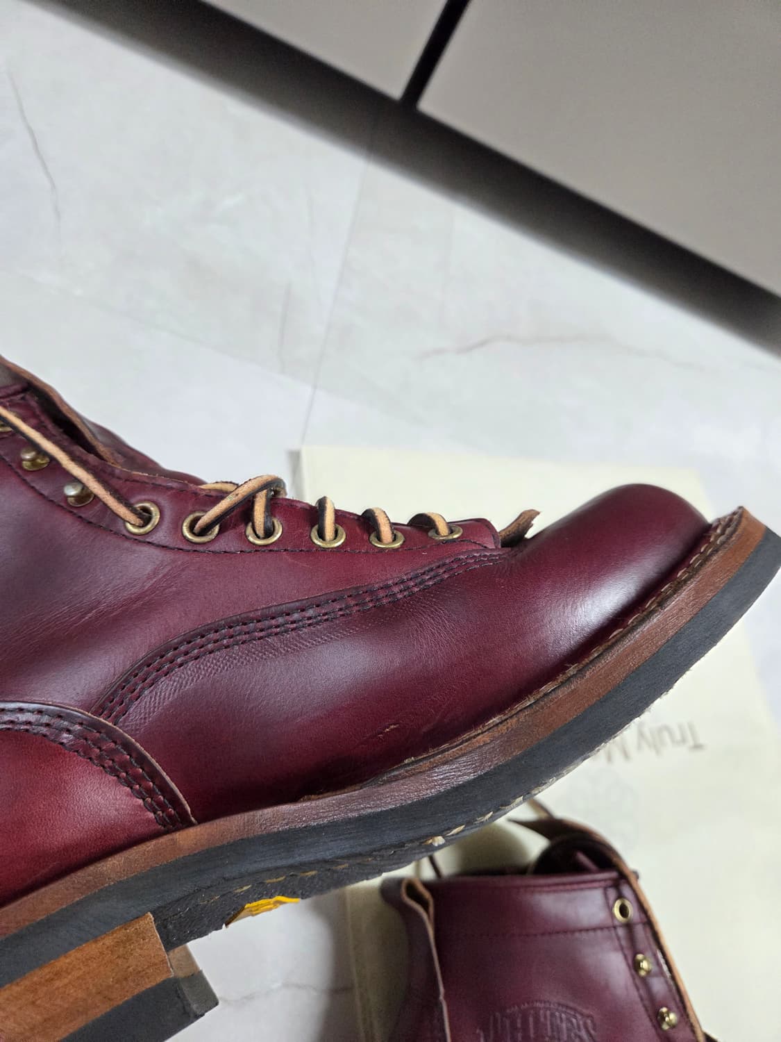 화이츠부츠 스모크점퍼 버건디 색상 9E  상품이미지4