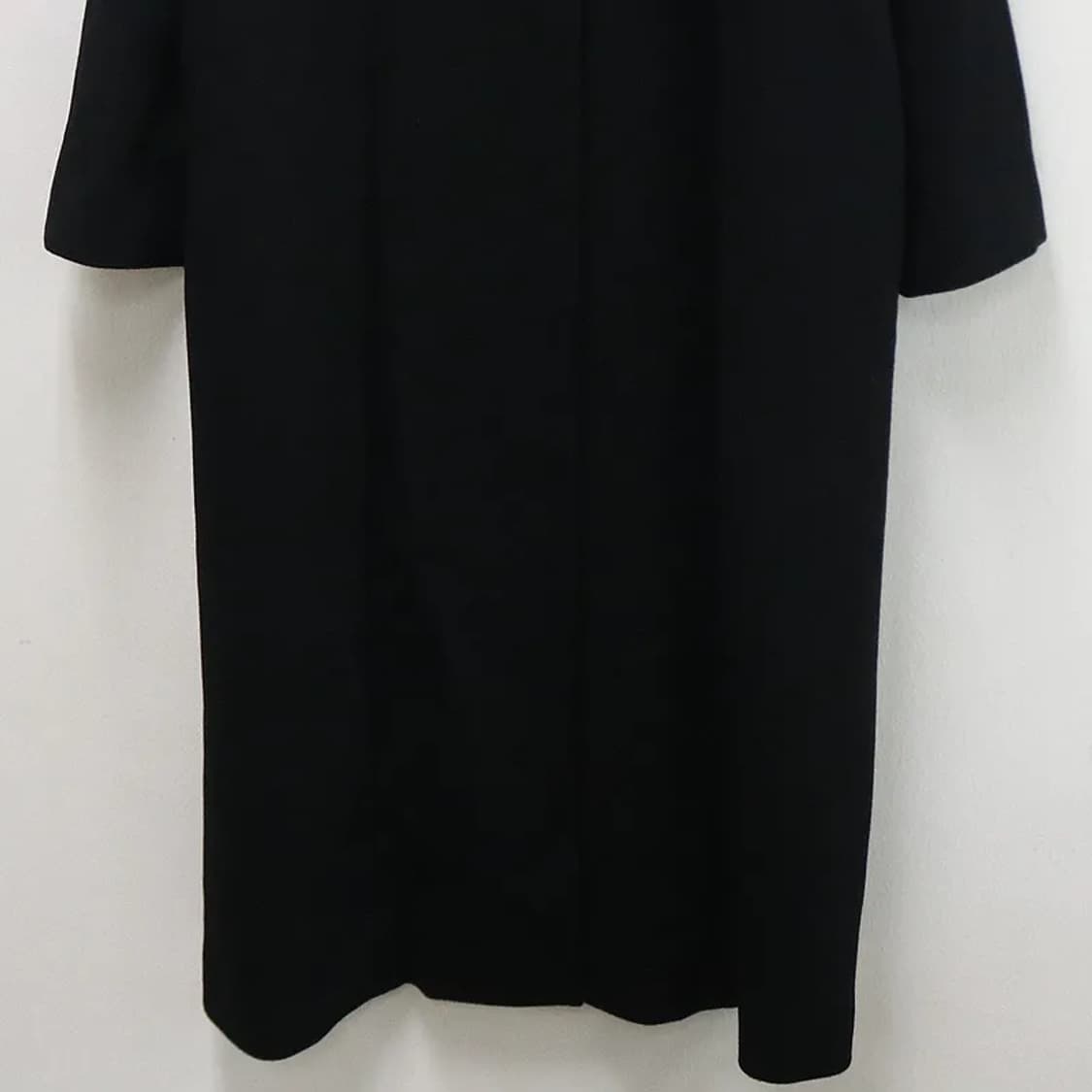 SERETONE  블랙 퍼 캐시미어 혼방 롱코트 60913 상품이미지4