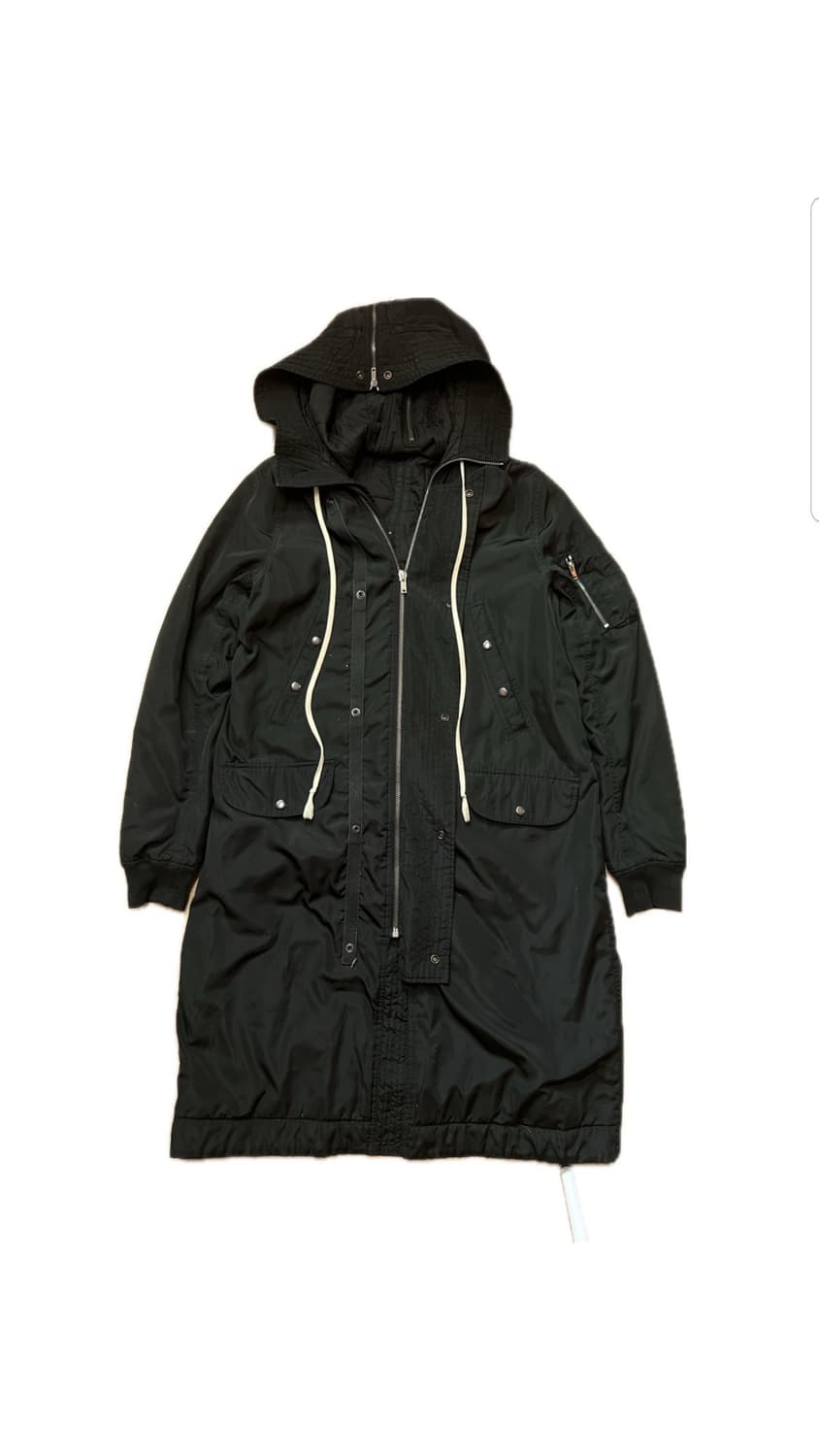 릭오웬스 후드 롱 파카 상품이미지1