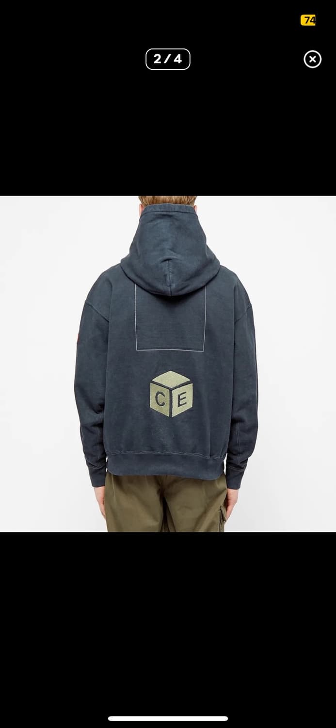 카브엠트 오버다이 큐브 후드 L 네이비 상품이미지2