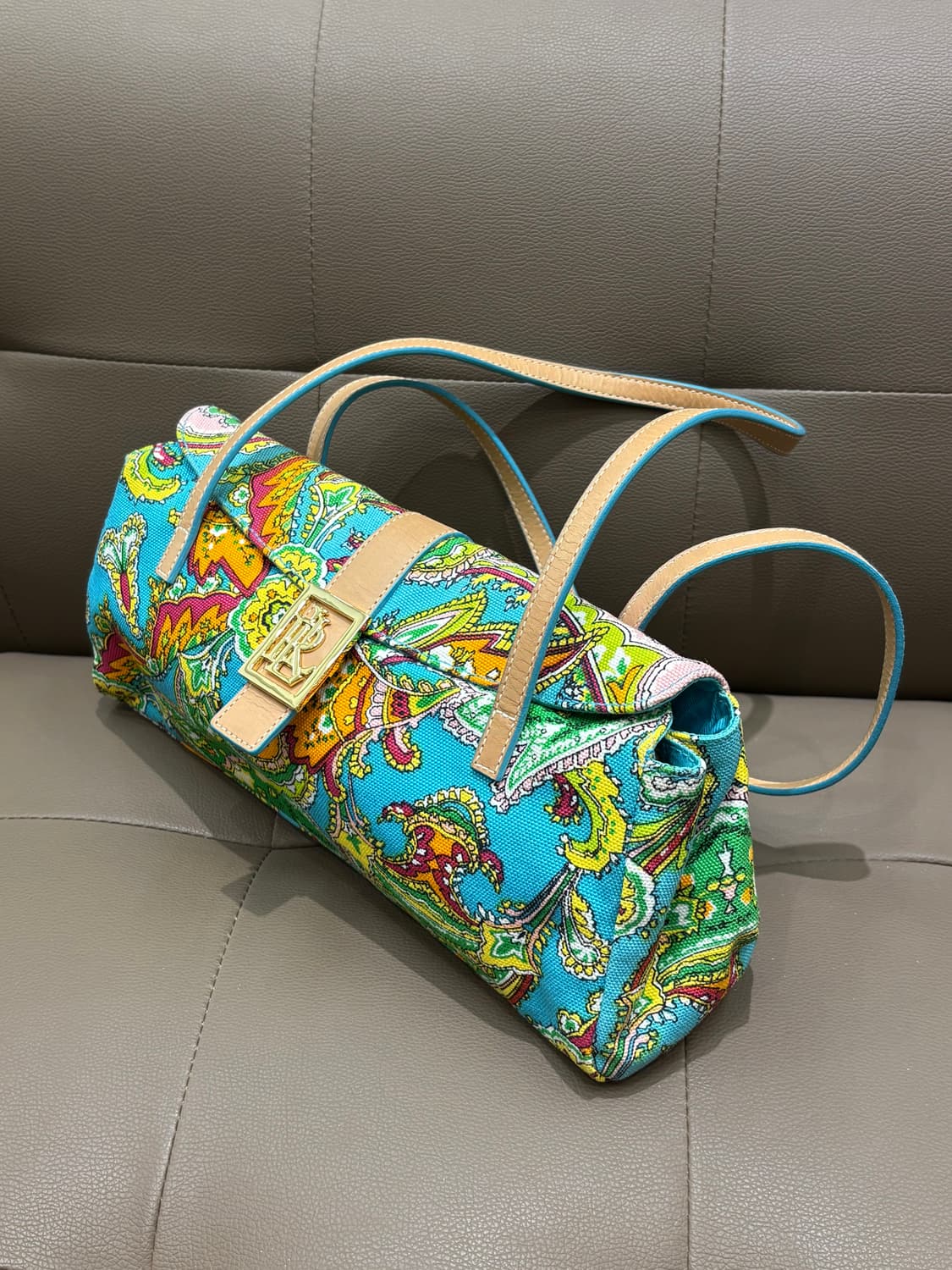 폴로 랄프로렌 페이즐리 핸드백 상품이미지1