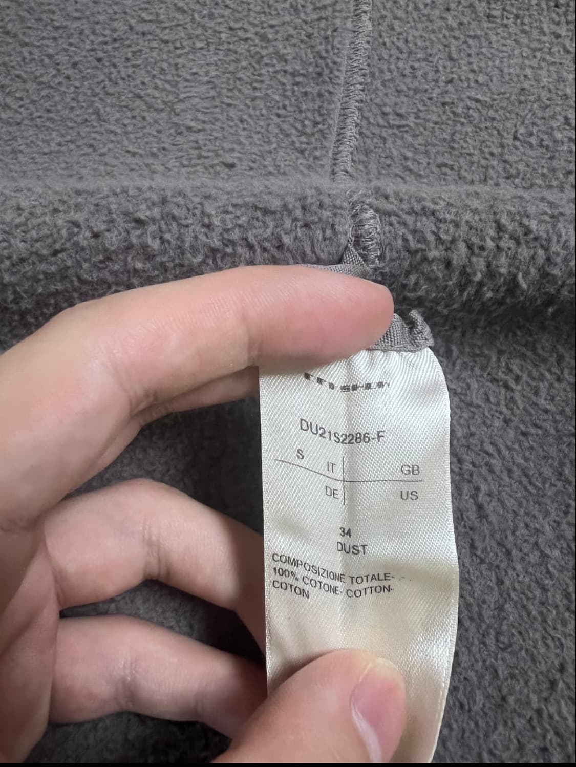 Rickowens 마운틴 후드(사이즈 교환 S -> M,L) 상품이미지4